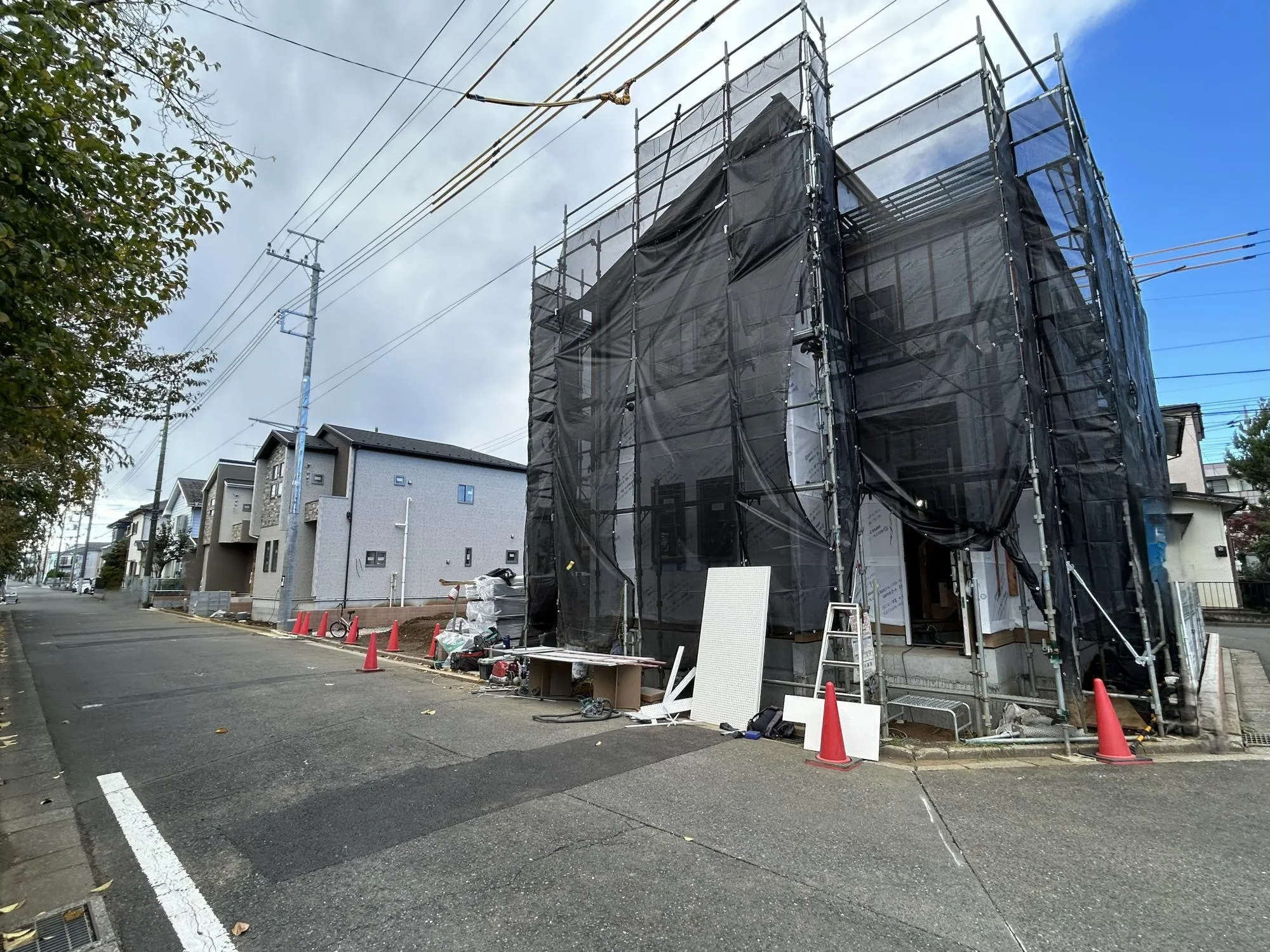 【1号棟 外観 建設中】11.3現在