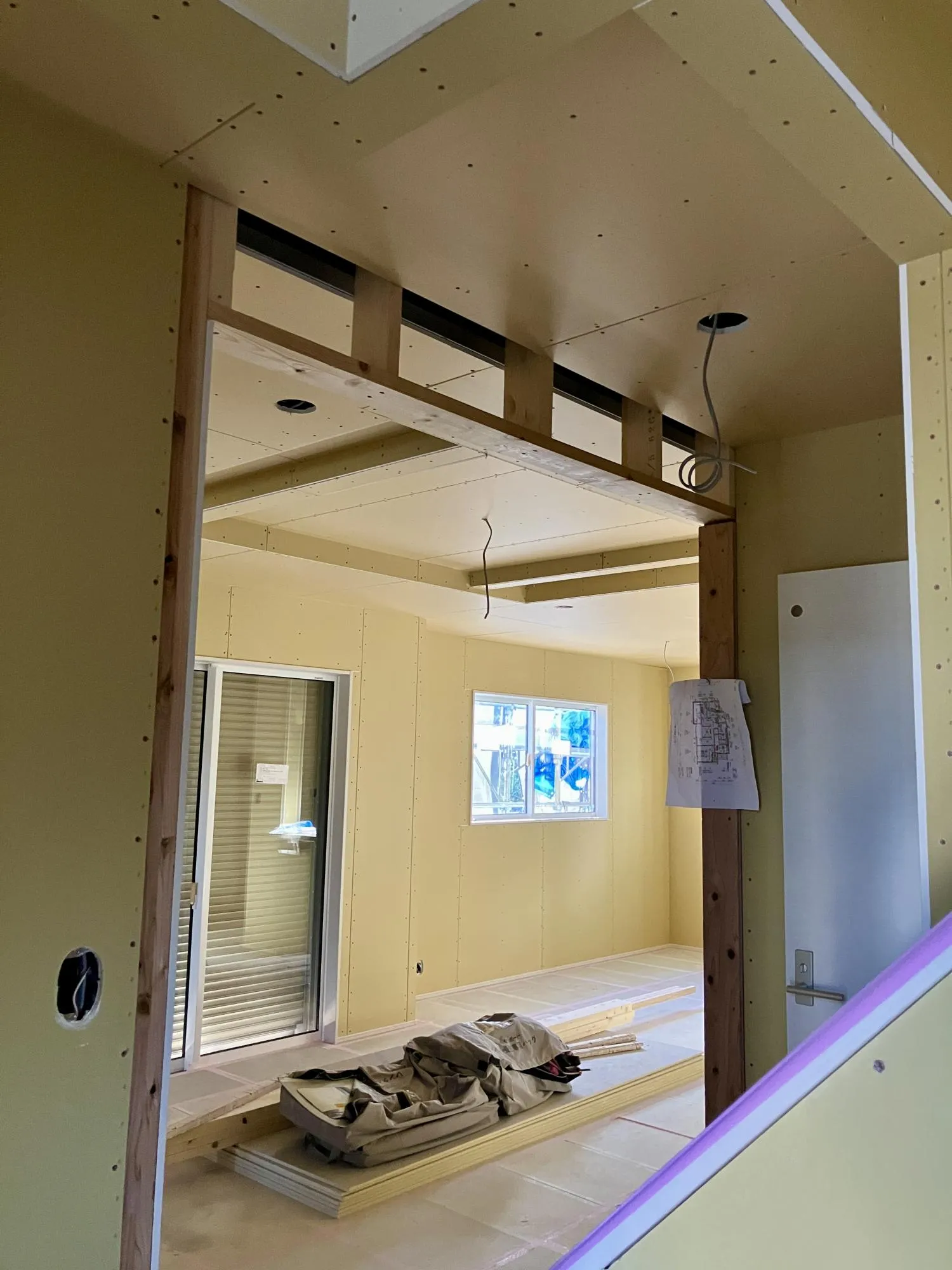 【1号棟 1階 建築中】