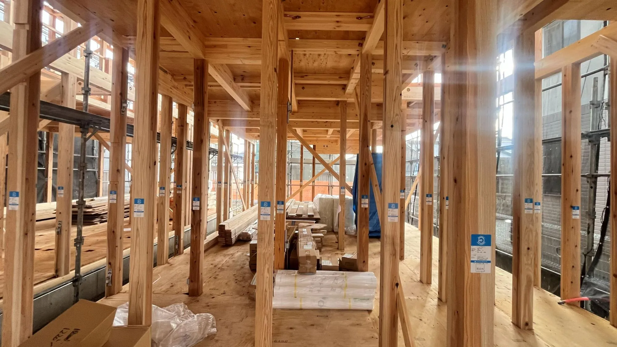 工事途中の現地です。