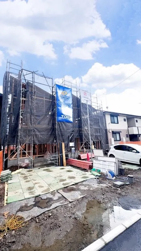 カースペースは並列2台がゆったり止められます!