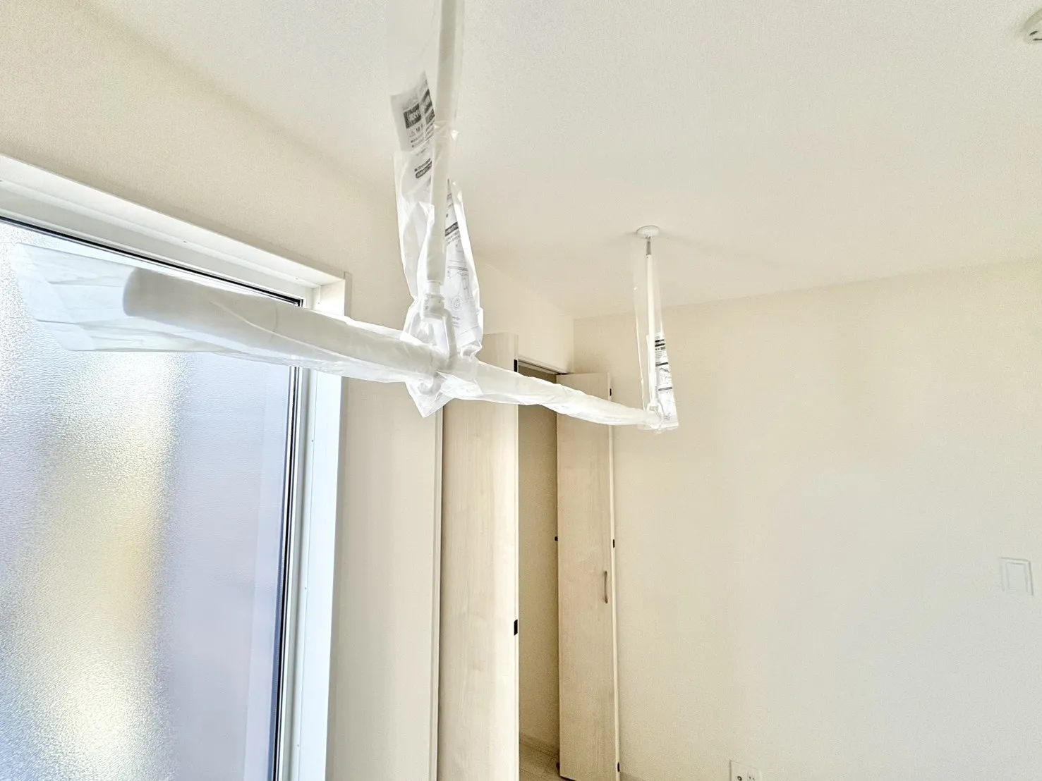 ☆1号棟　室内物干し☆