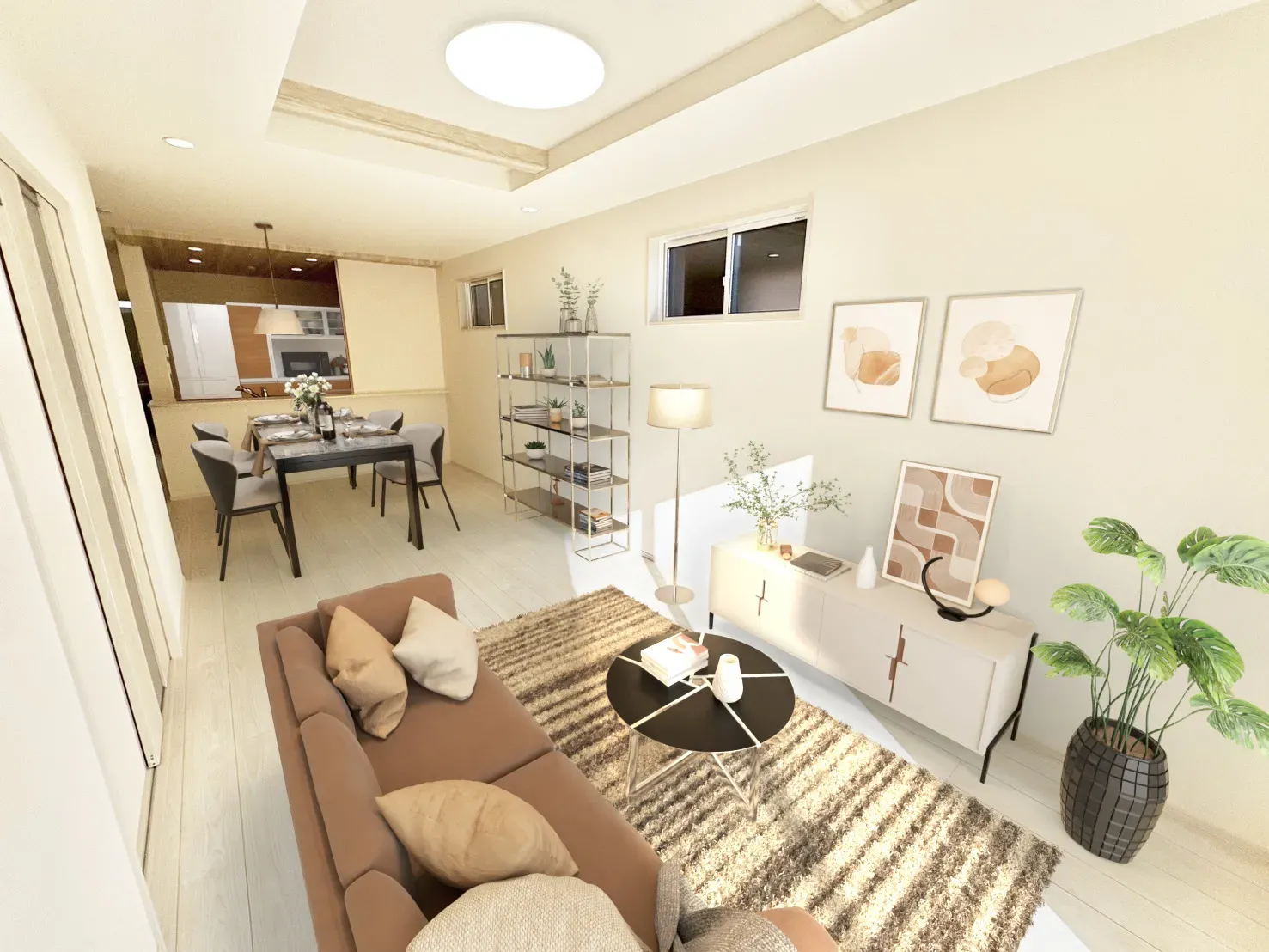 ☆1号棟　LDK(バーチャルステージング)☆