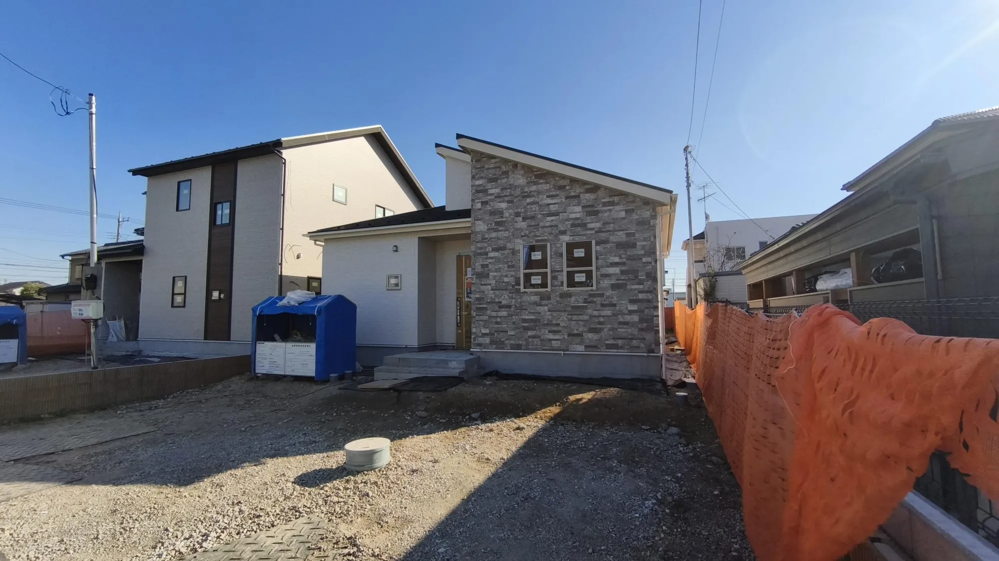 【1号棟・2号棟】足場解体しました!12月撮影