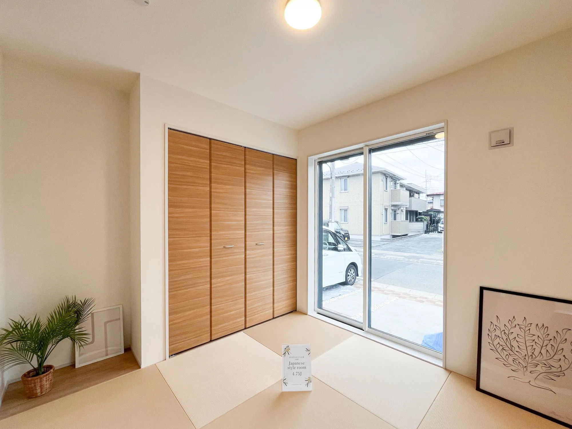 【1号棟 1階 和室(4.75帖)】