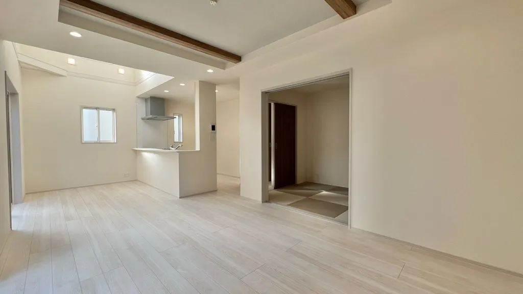 家事導線が良く使い勝手の良い間取り。
