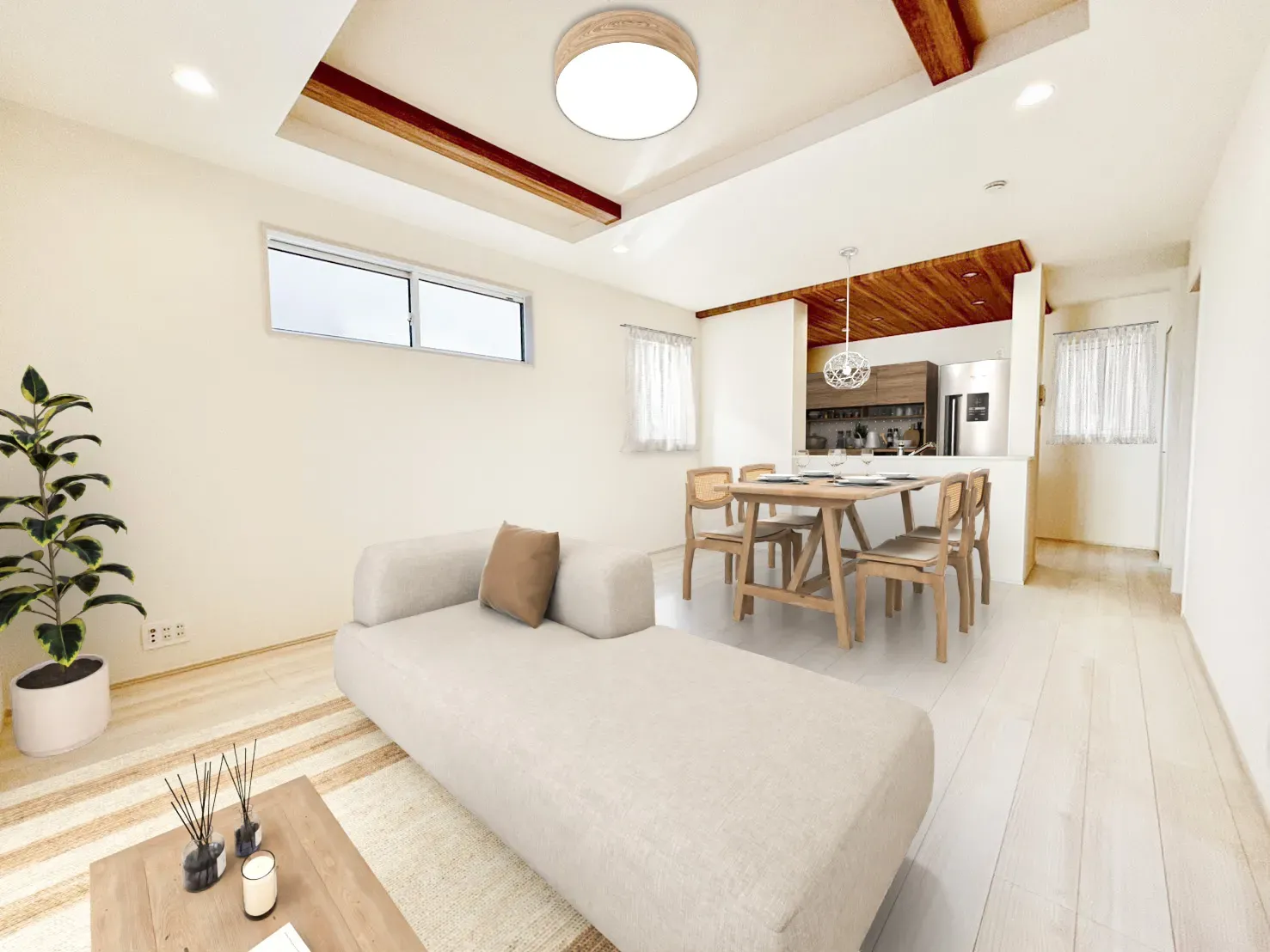 ※こちらの画像はCGで家具などを加工しています。家具付物件ではございません