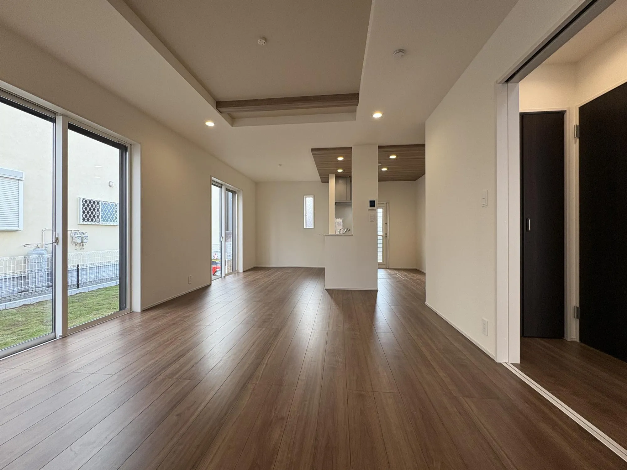 15畳以上の奥行きのある間取り