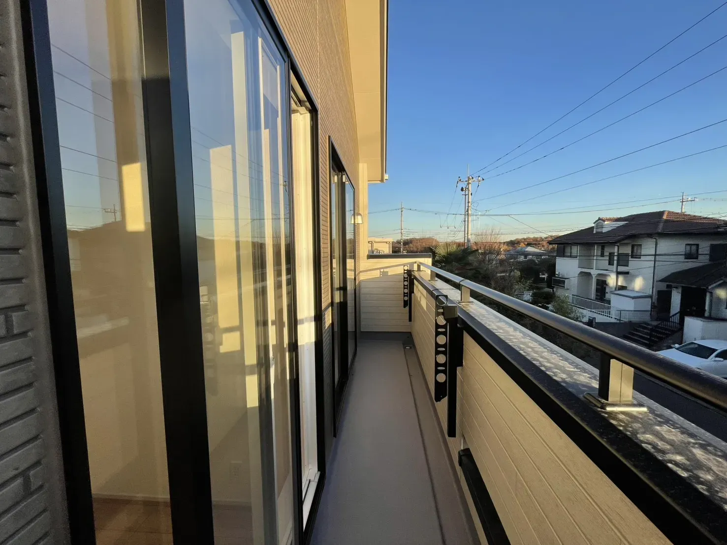 2号棟バルコニー(2025年12月撮影)