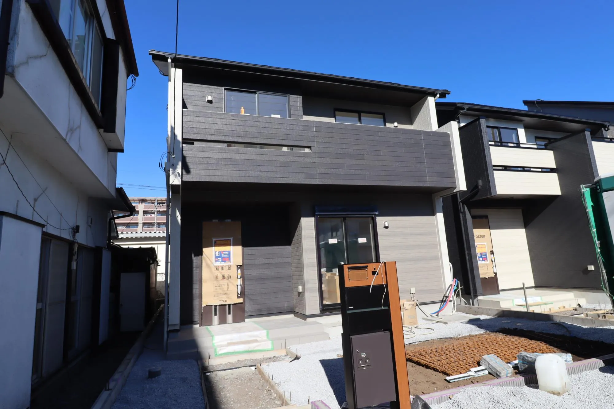 1号棟　外観(建築中)
※2026年1月12日現在