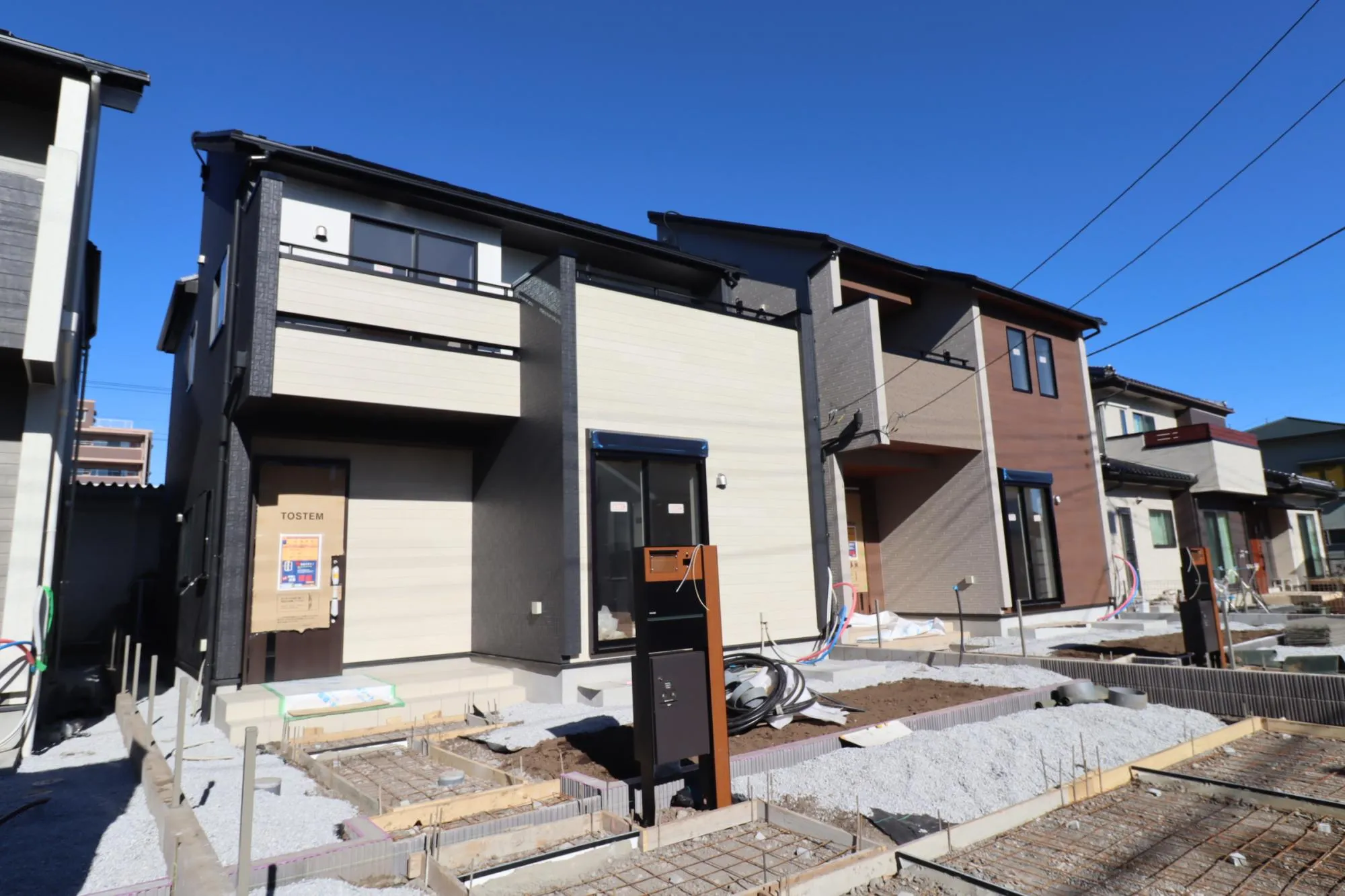 2号棟　外観(建築中)
※2026年1月12日現在