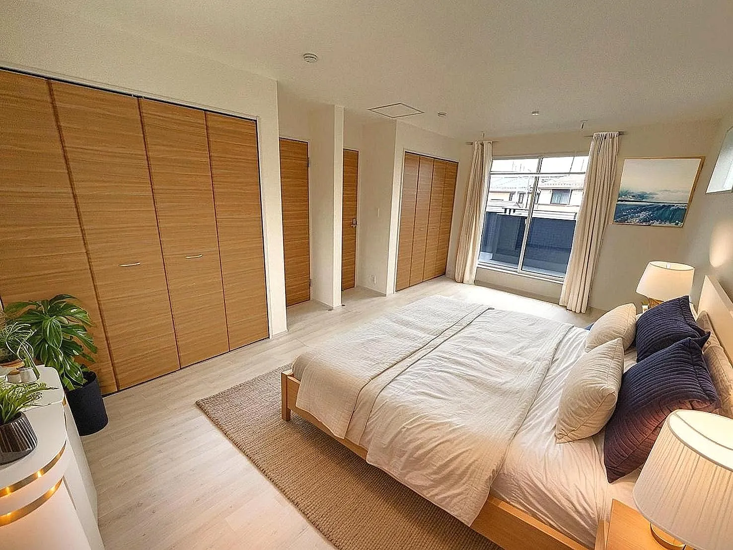 【主寝室】10帖以上の広いお部屋です♪2つの部屋にアレンジできるフレキシブルルーム