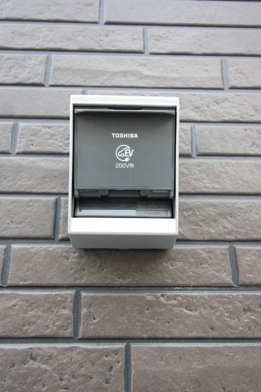 1号棟　EV車充電コンセント(2025年11月撮影)