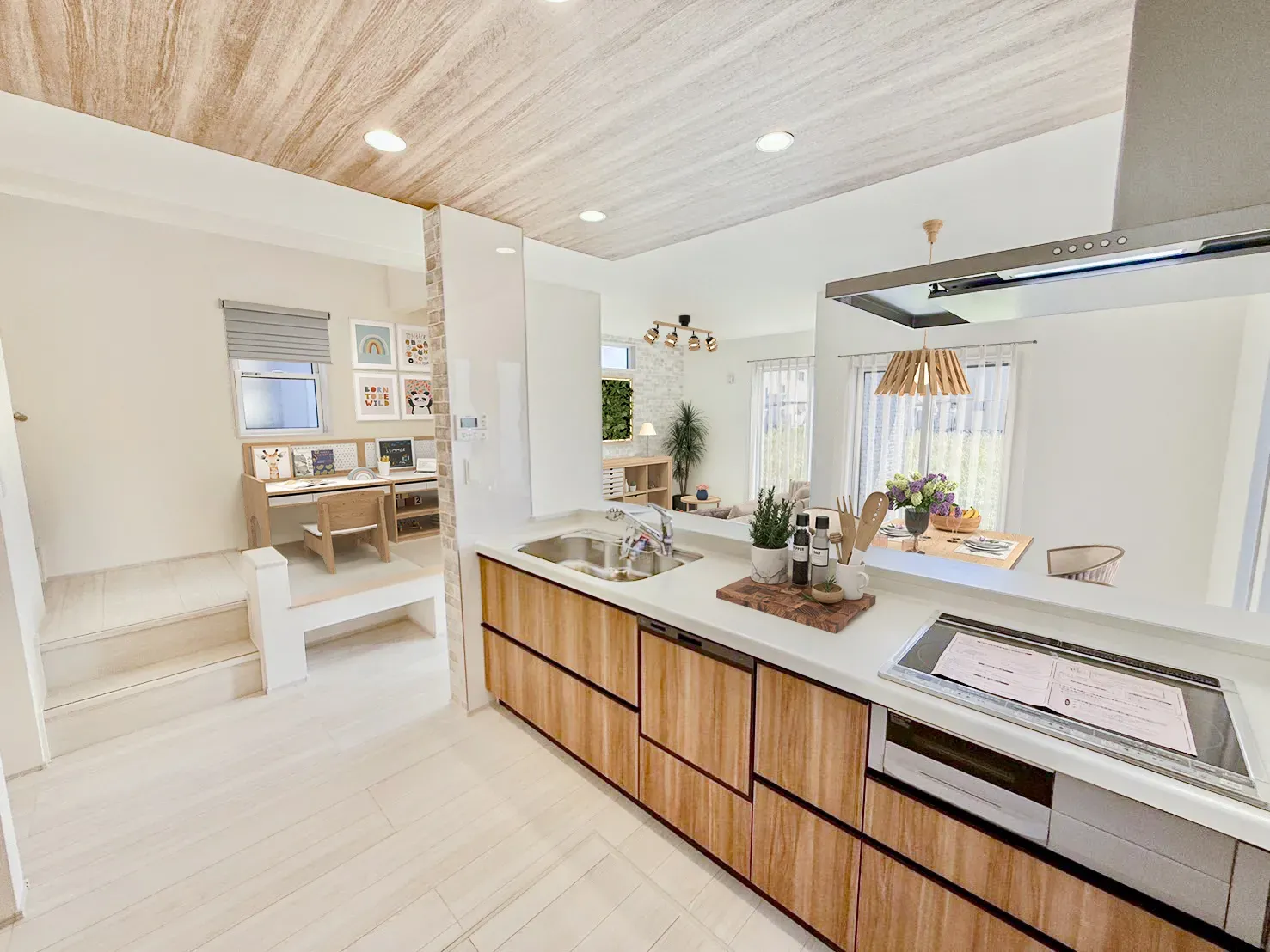 【③号棟イメージ】実際の室内写真に家具等を配置したCG画像です。家具付き販売ではございません。