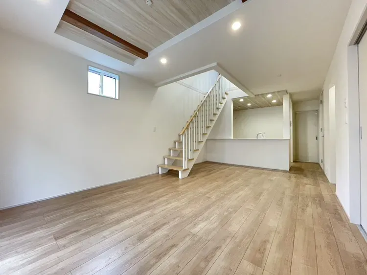 1号棟LDKの折上天井