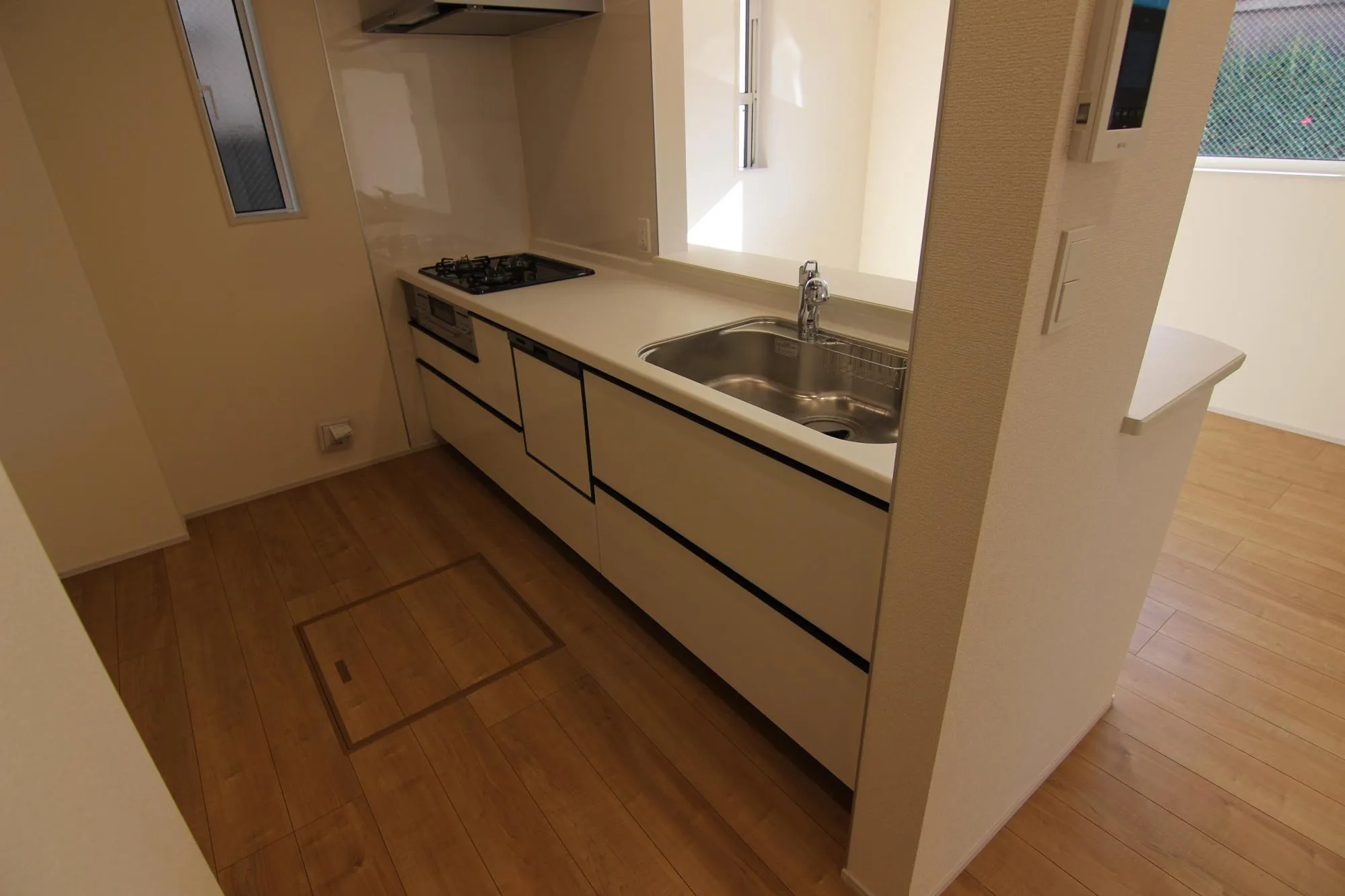 フルオープンキッチンで家族との距離も近いので、キッチンにいながら家族時間を満喫!