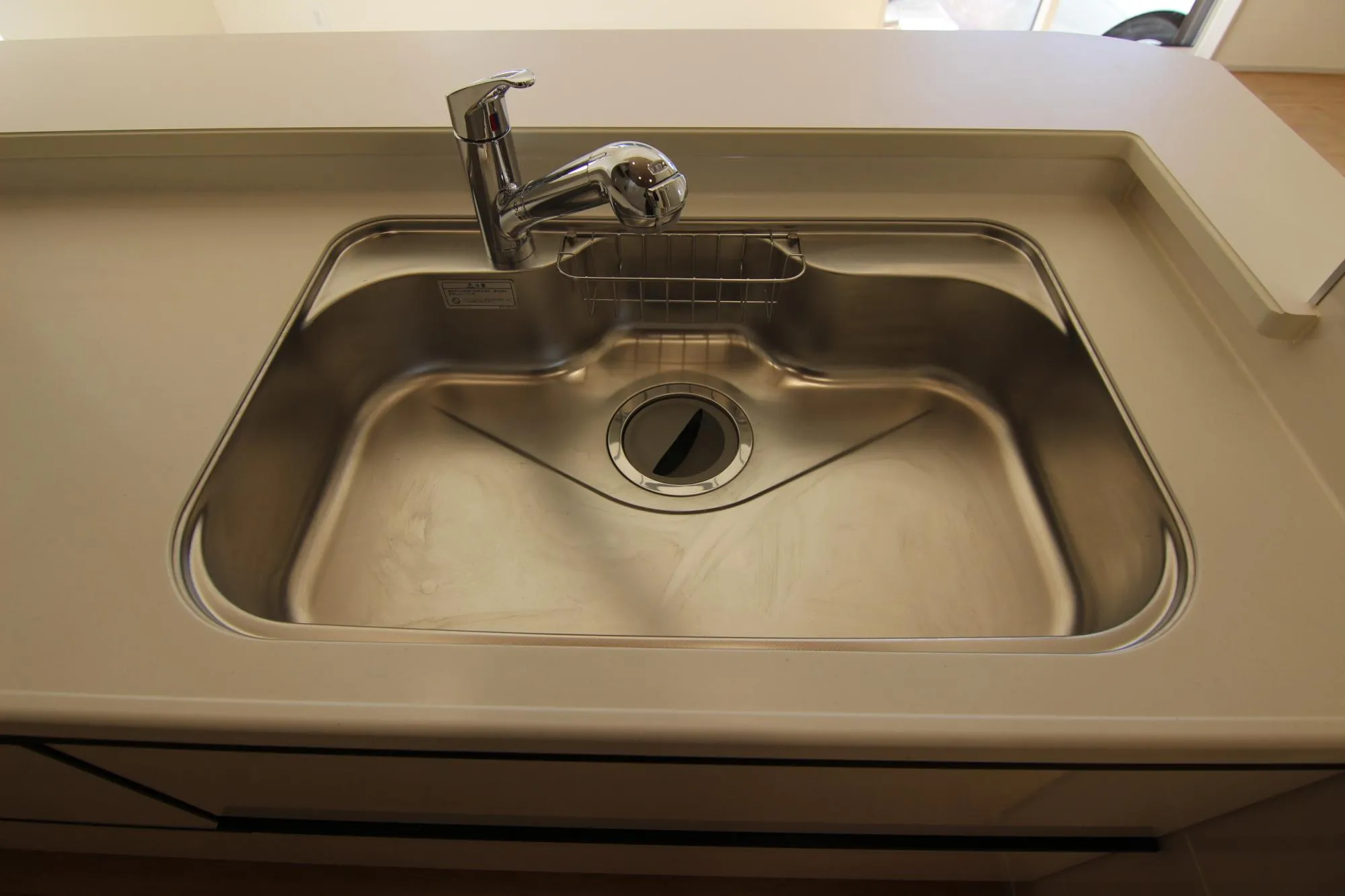 広々キッチンシンク