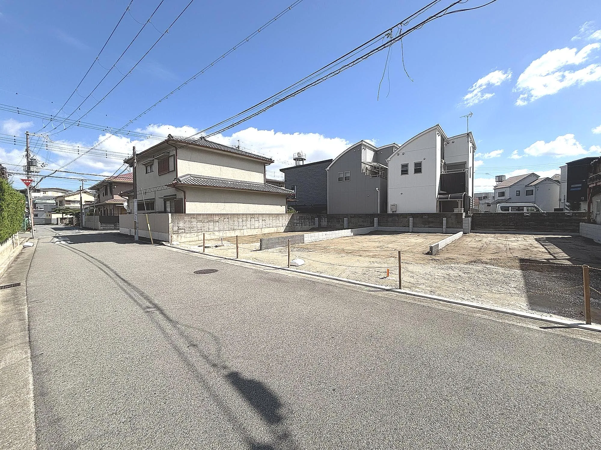 更地写真(前面道路)