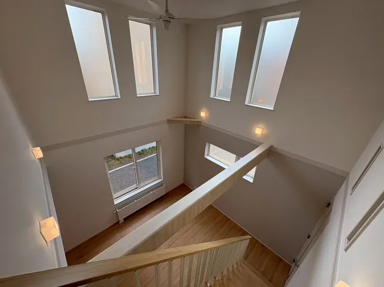 リビング上部吹抜け(2号棟)