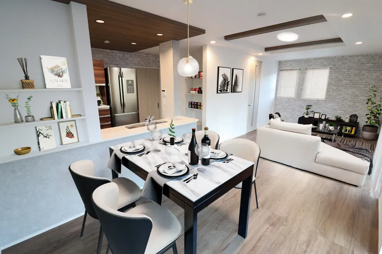 ②号棟　LDK(19.125帖)