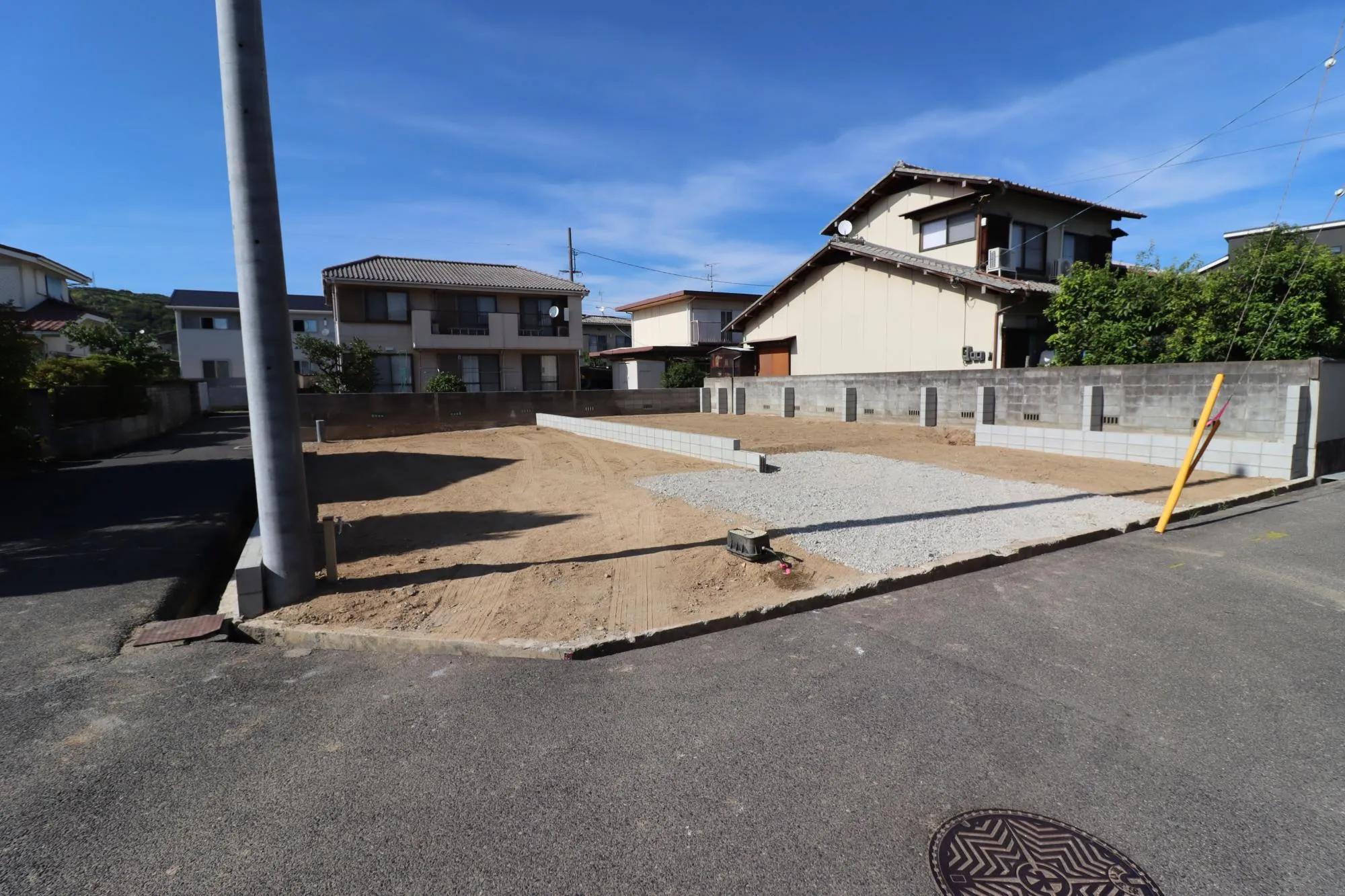 【現地写真(左1号地、右2号地)】