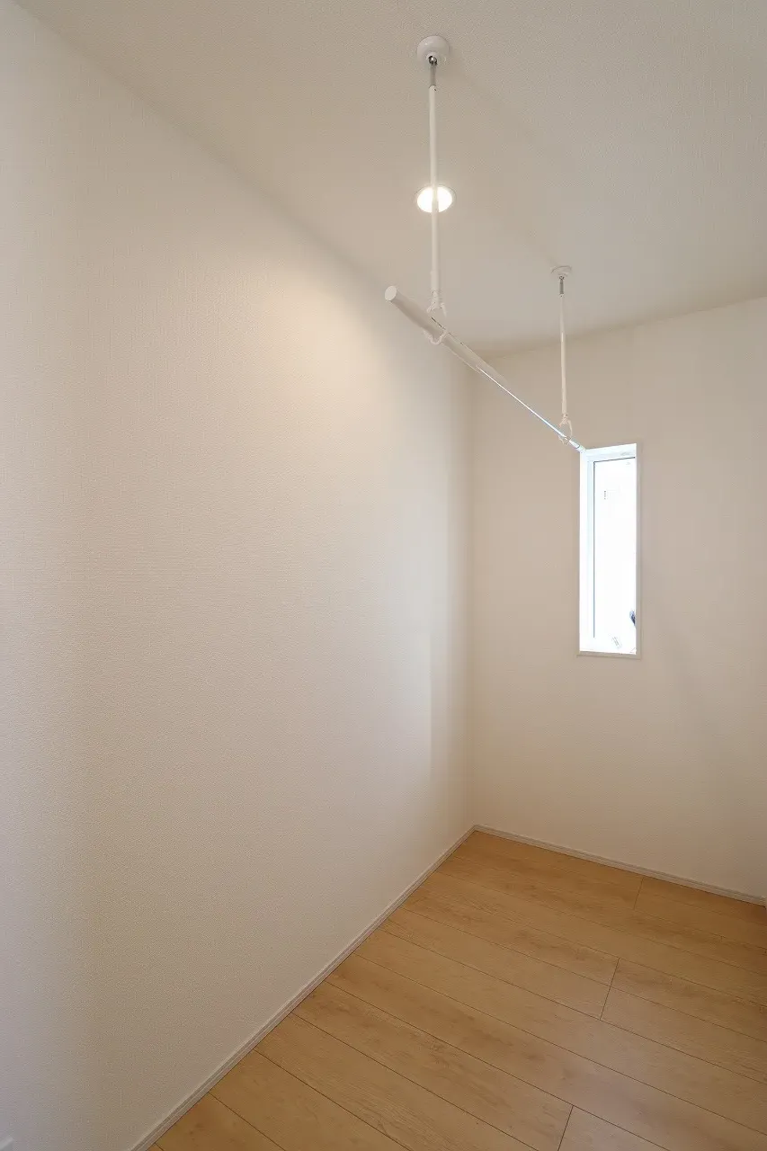 ①号棟 室内物干