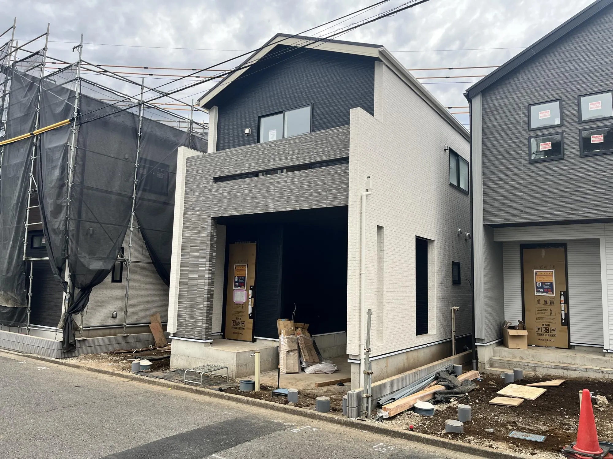 ③号棟足場ばれ