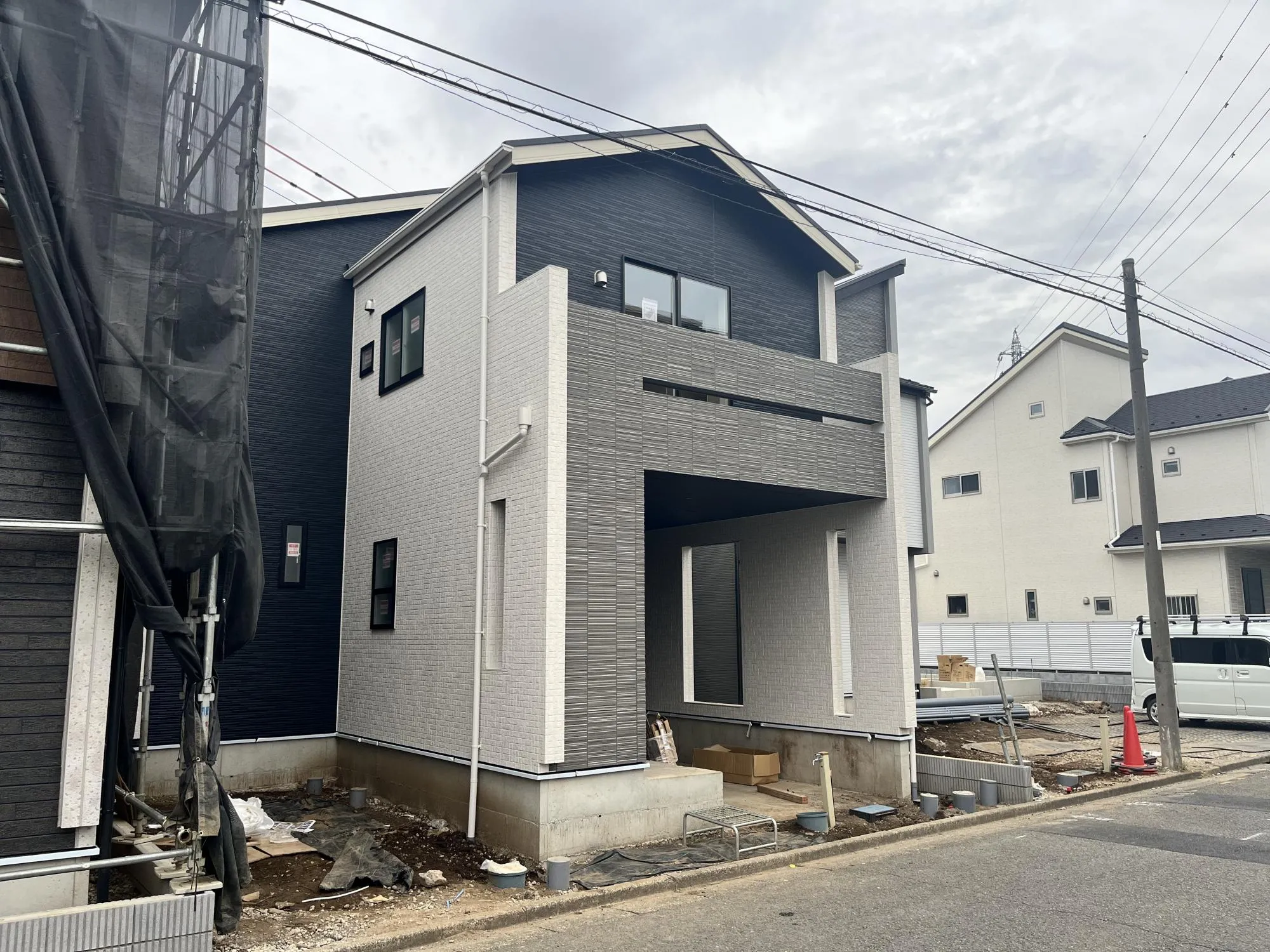 ③号棟足場ばれ