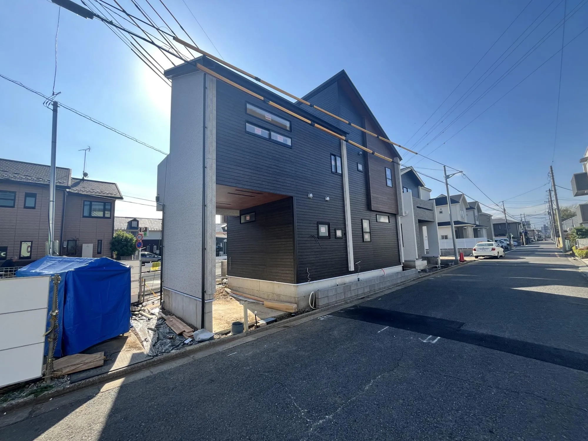 ④号棟足場ばれ