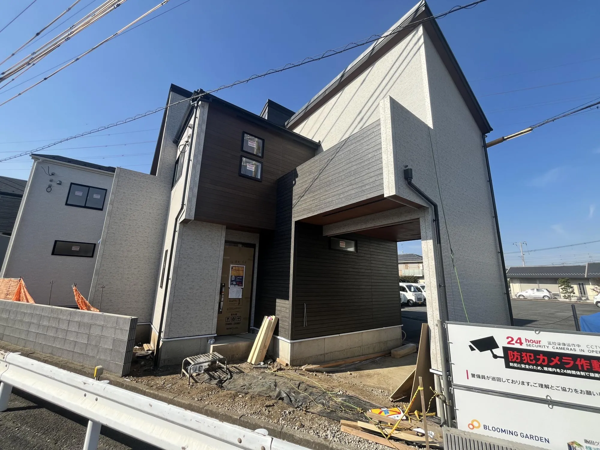 ④号棟足場ばれ