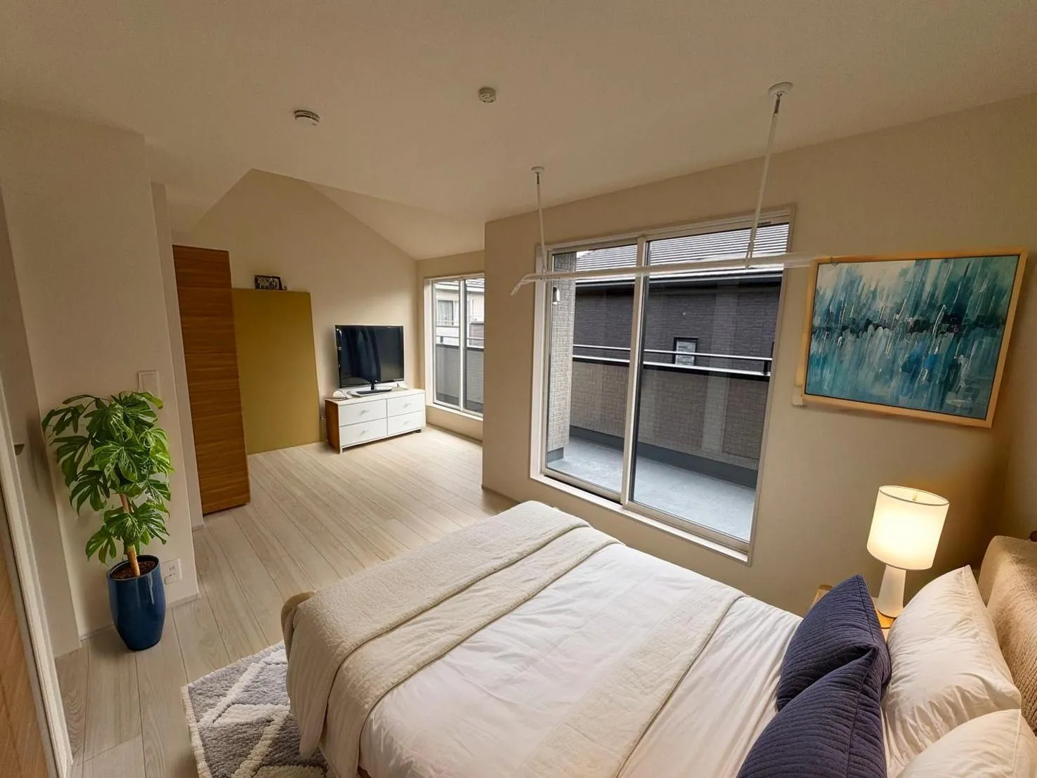 【主寝室】2つの部屋にアレンジできるフレキシブルルーム