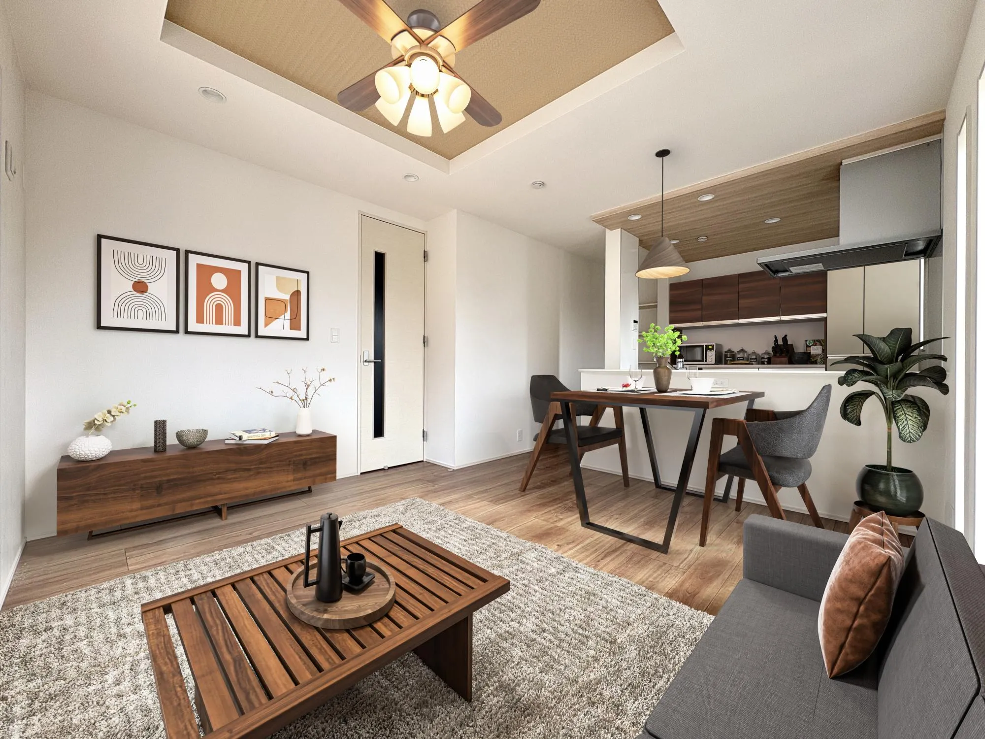 【2号棟/LDK(12.12帖)】