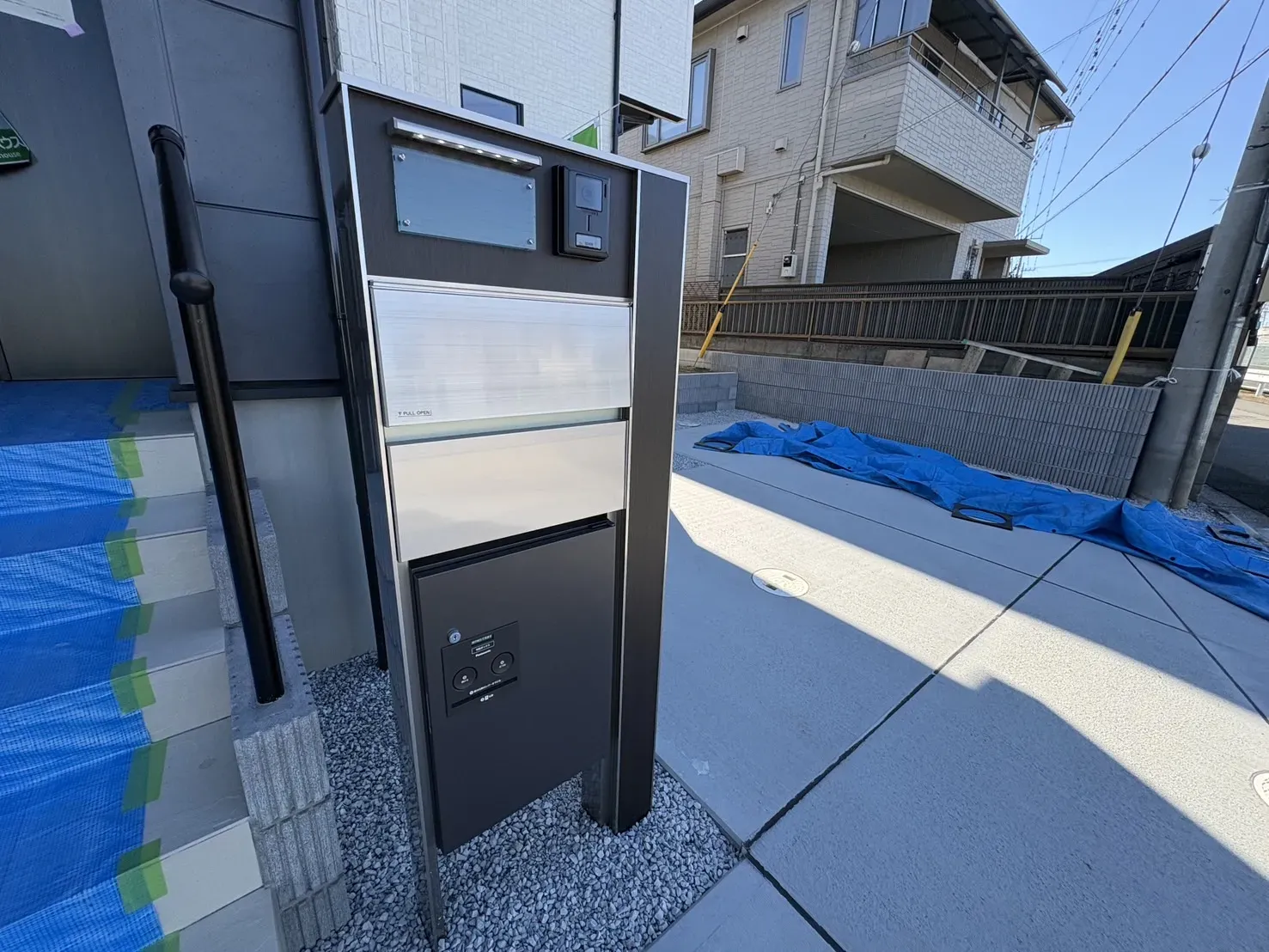 【ポスト付きインターホン】