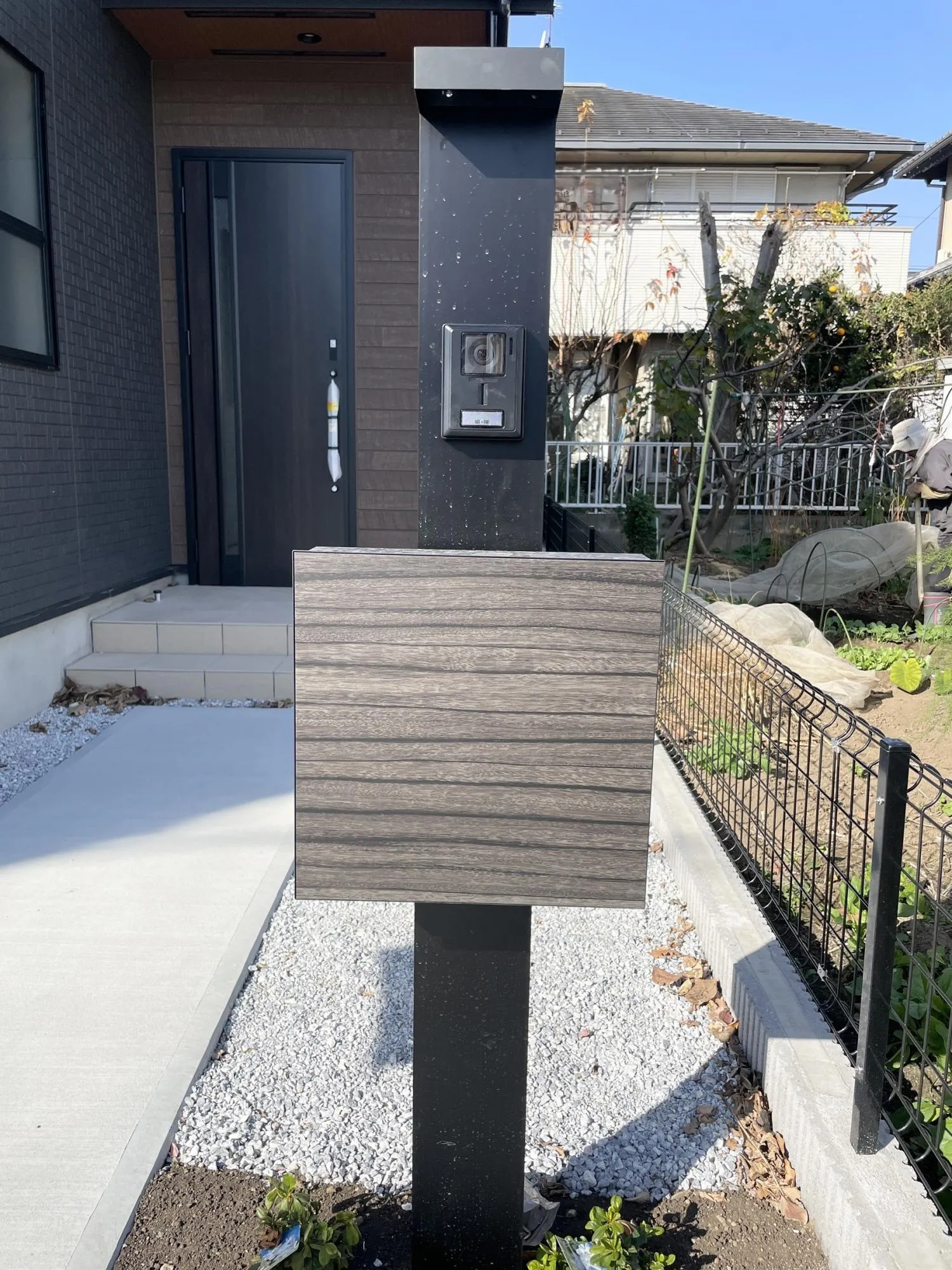 【ポスト付きインターホン】