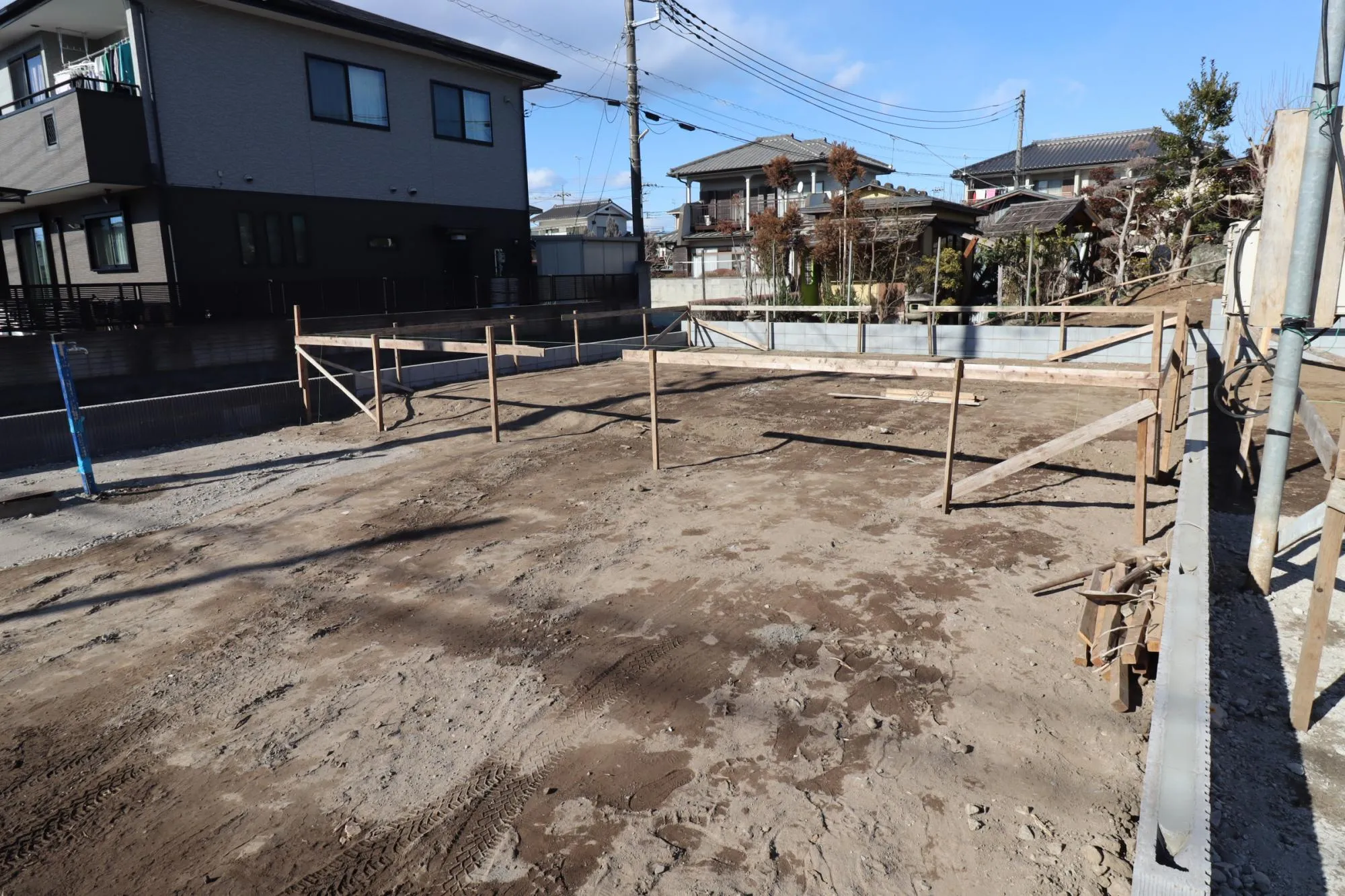 外観　造成後(1号棟)