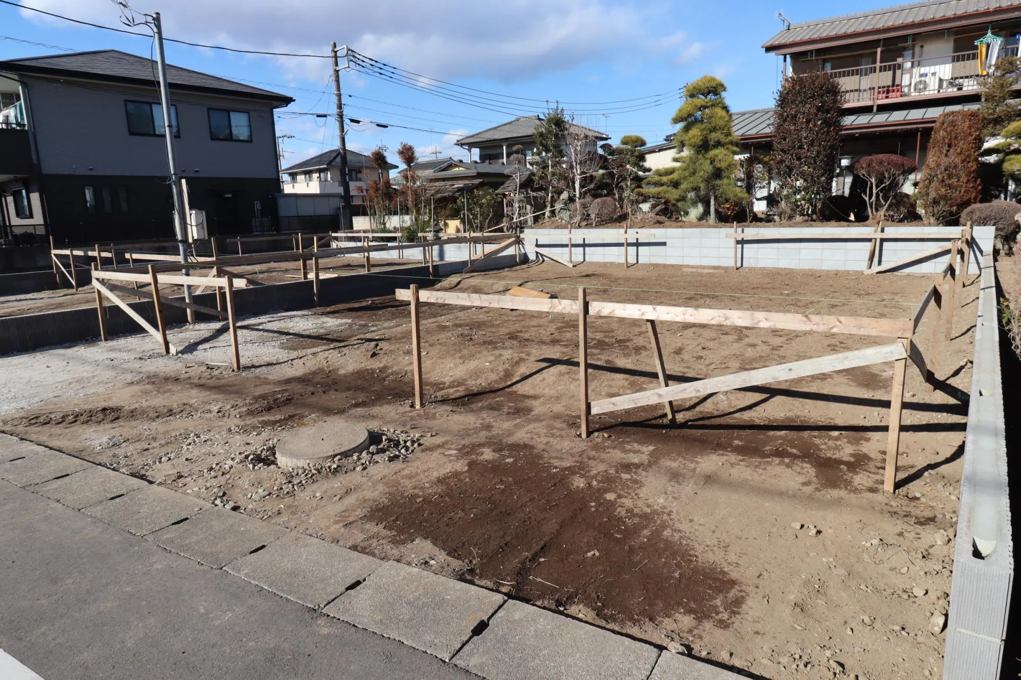 外観　造成後(2号棟)