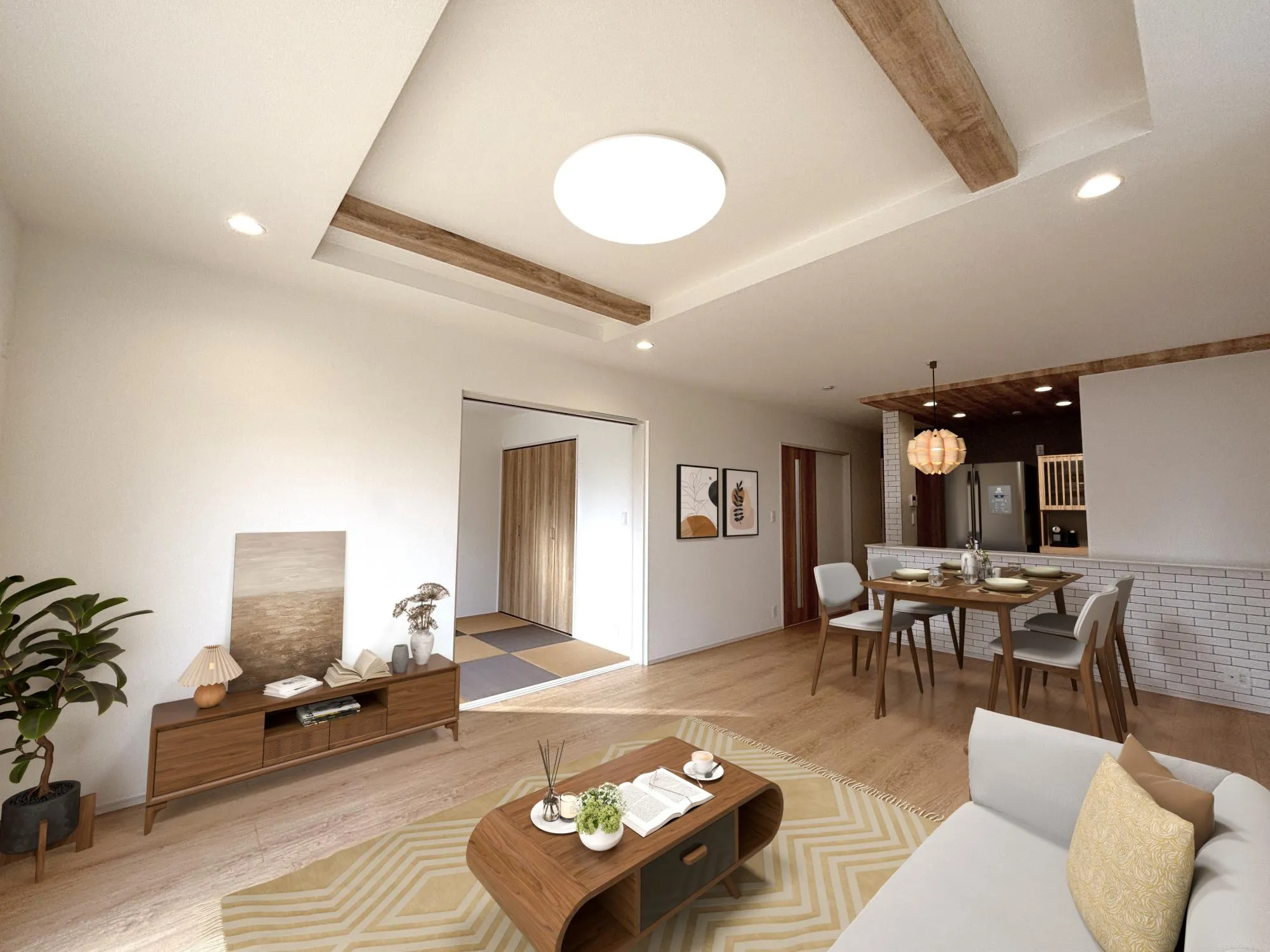 リビング1号棟※家具CG