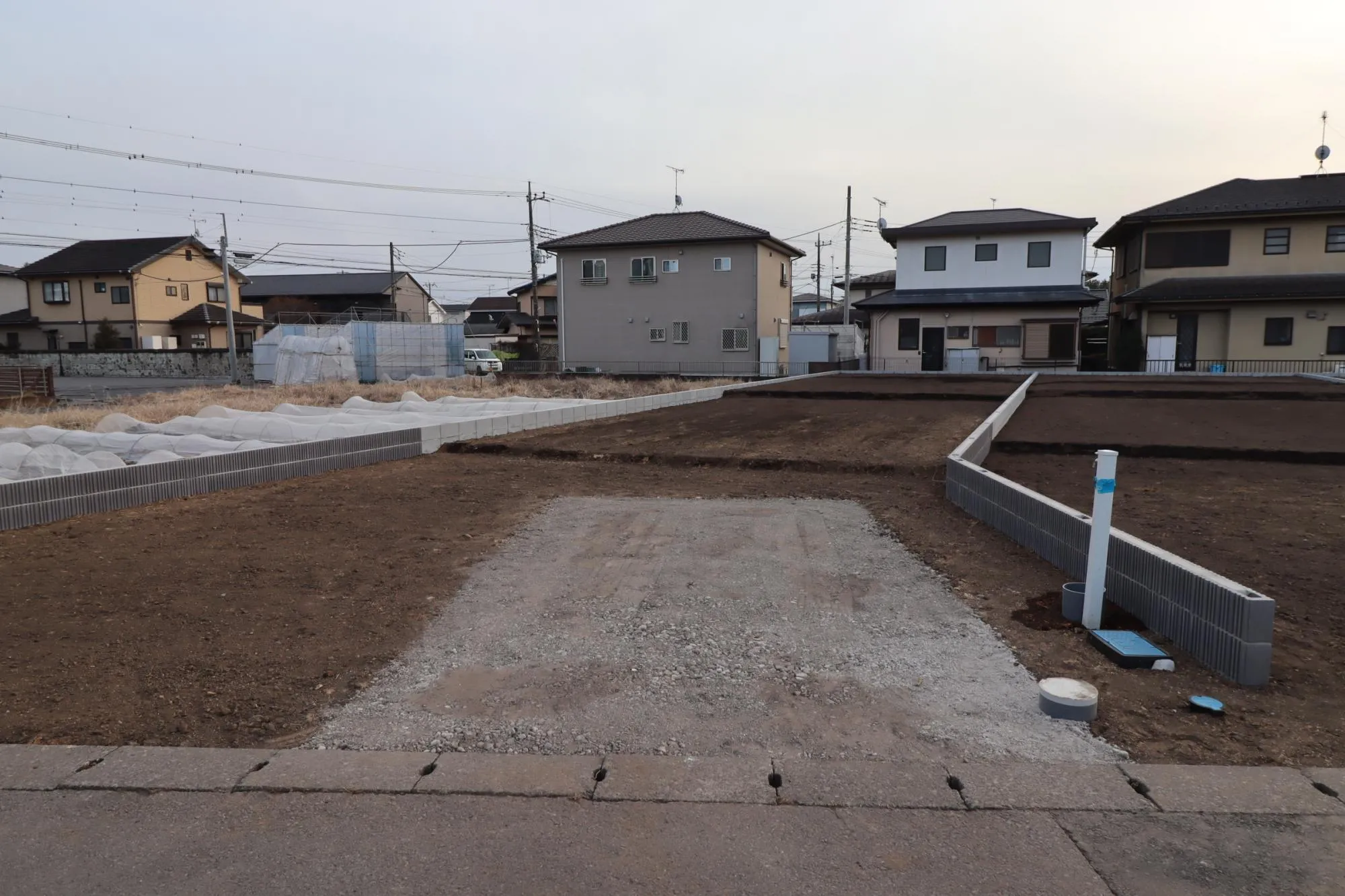 3号棟外観　造成後