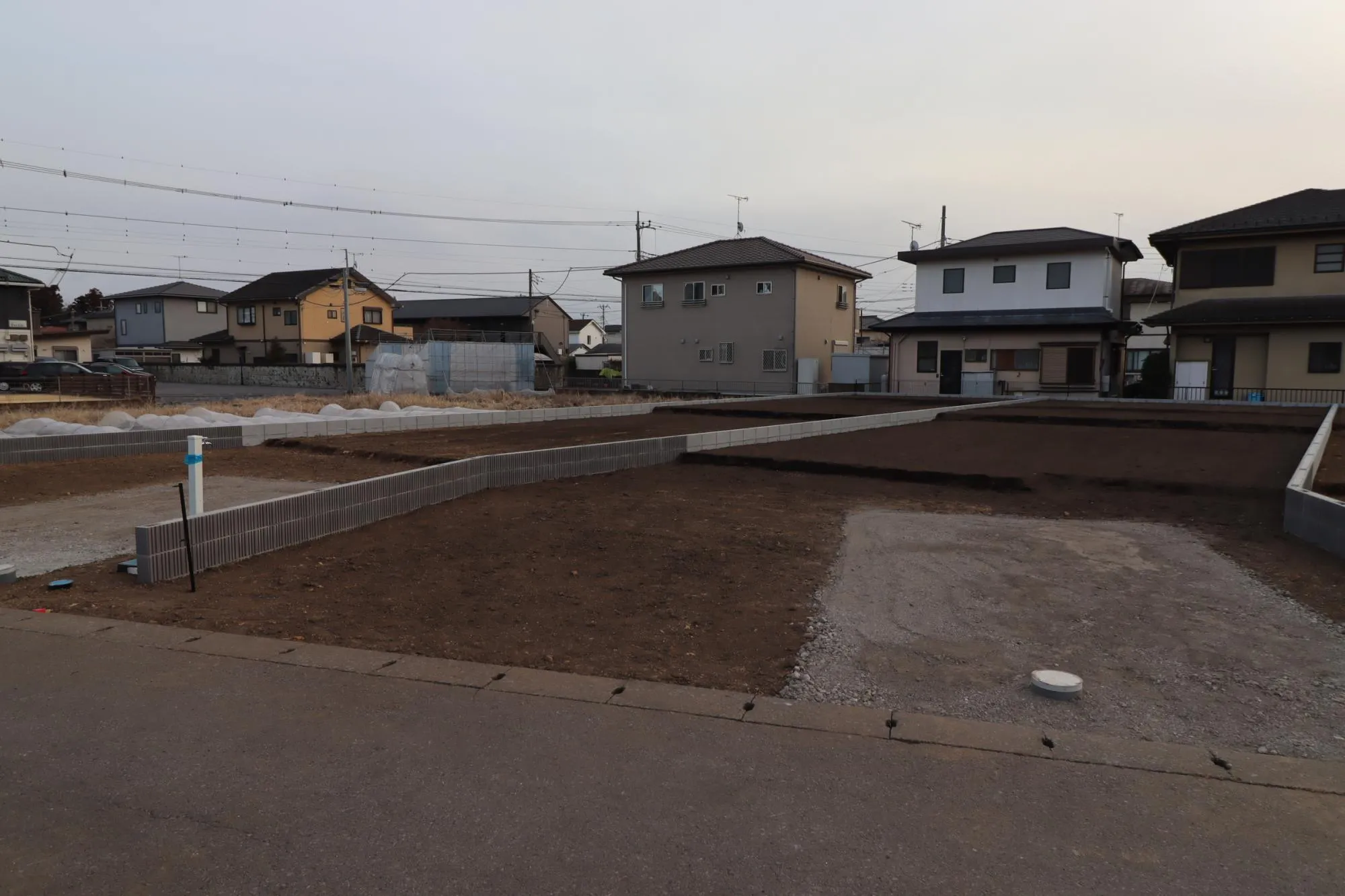 4号棟外観　造成後