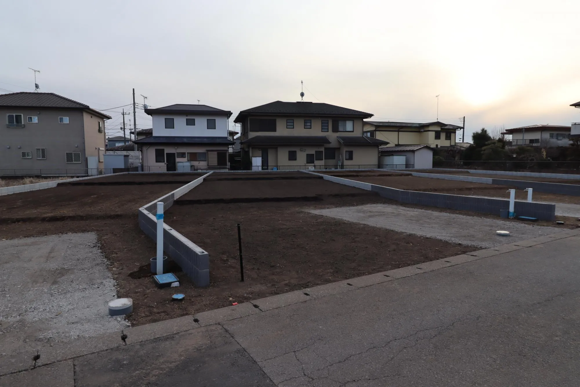 4号棟外観　造成後