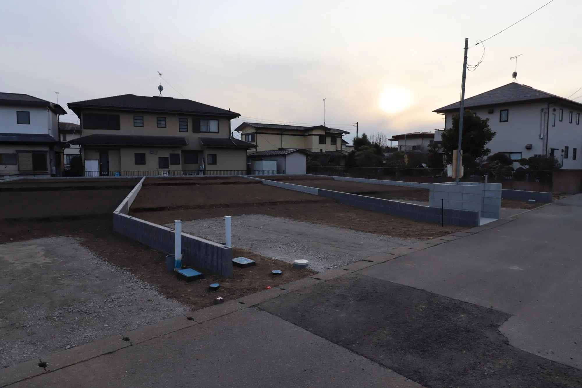 5号棟外観　造成後