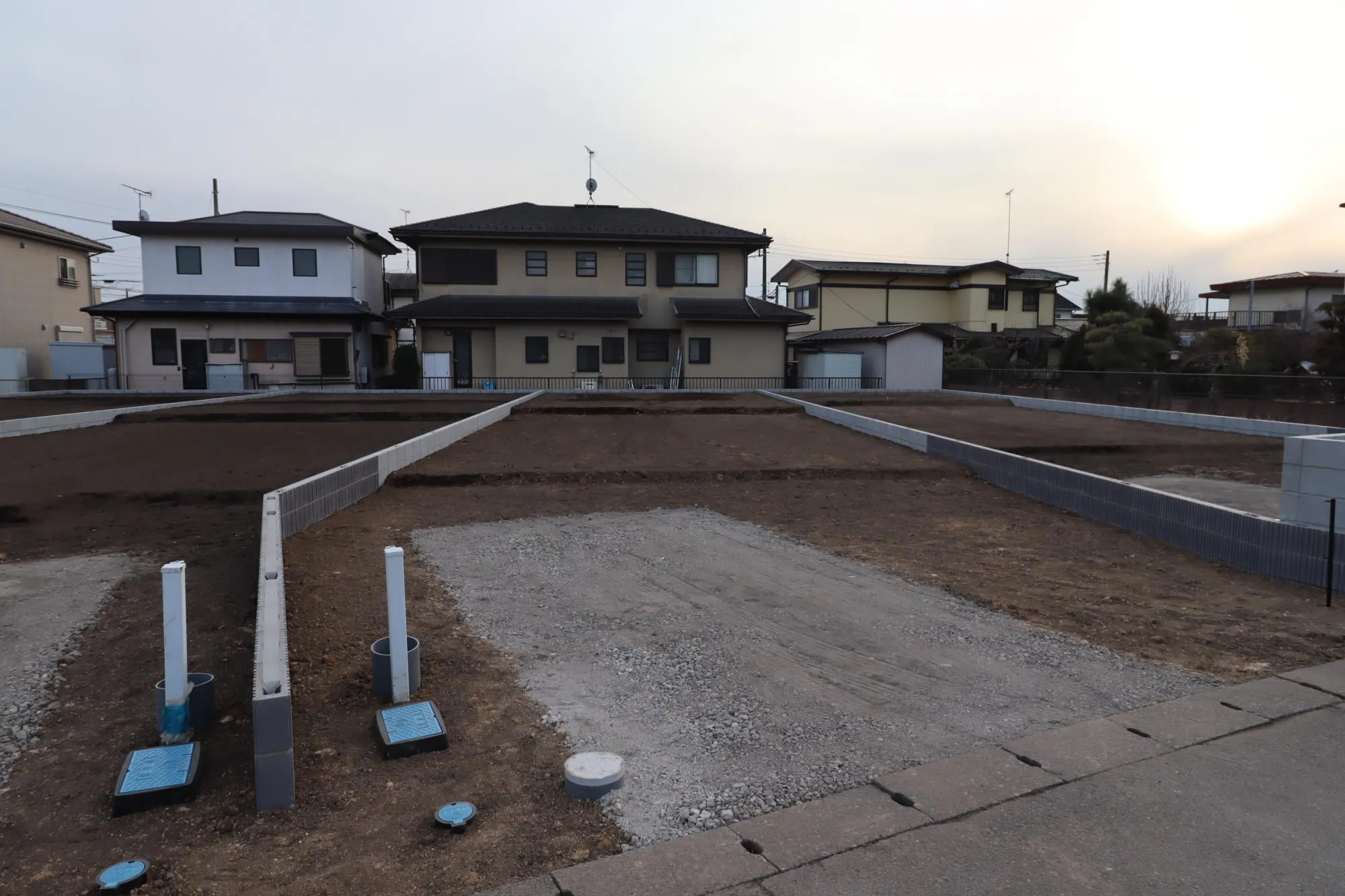 5号棟外観　造成後