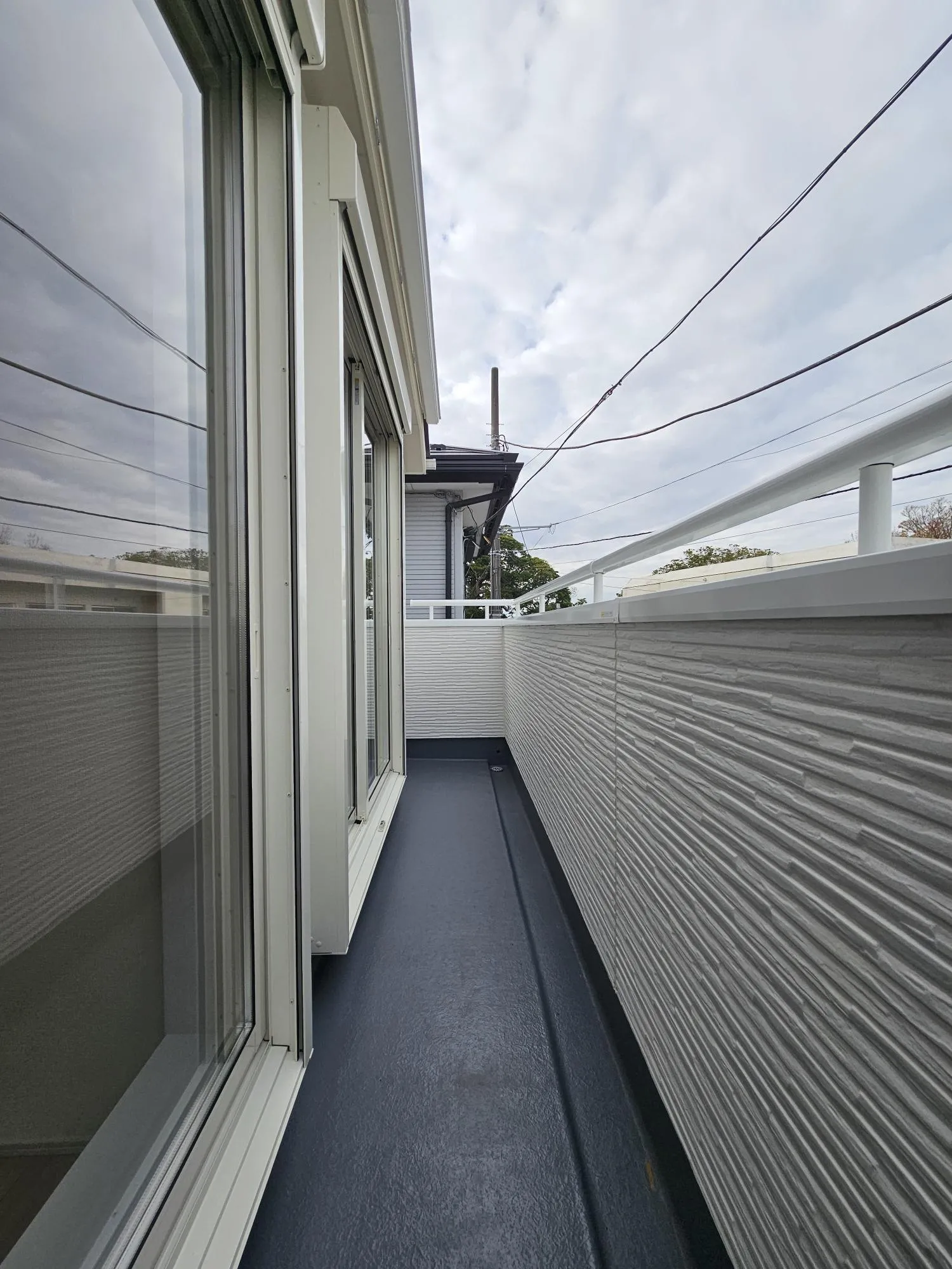 北側バルコニー