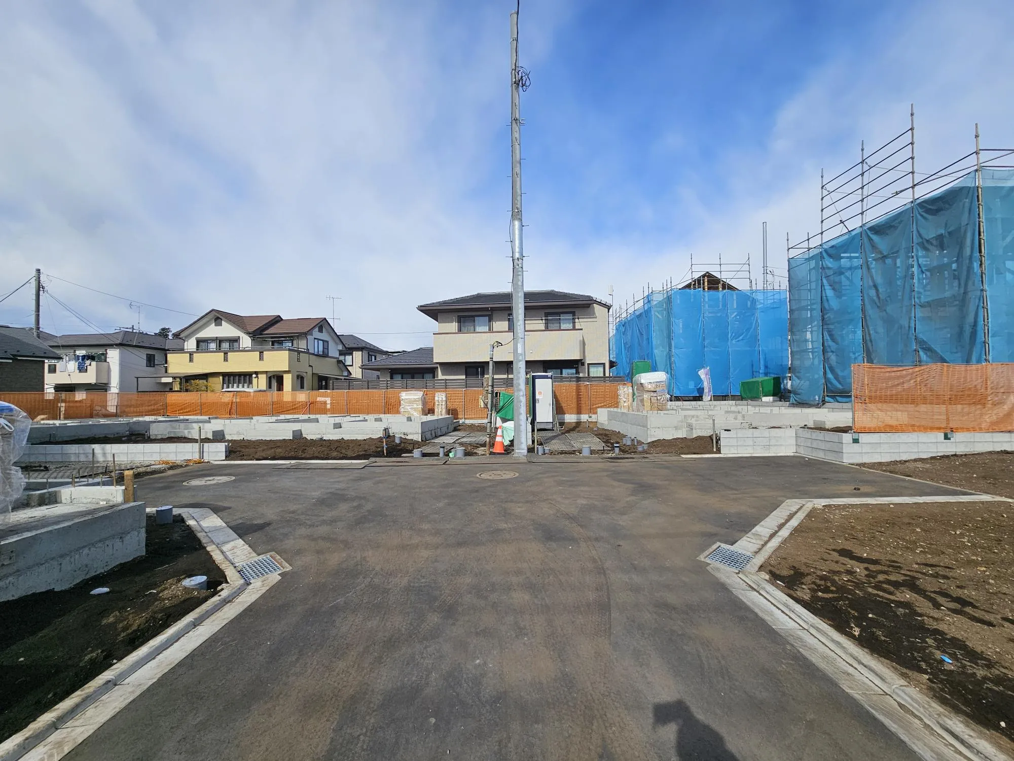 開発道路(幅員4.5m)