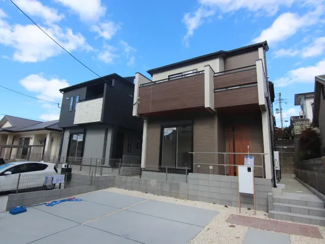 外観　左から1号棟・2号棟