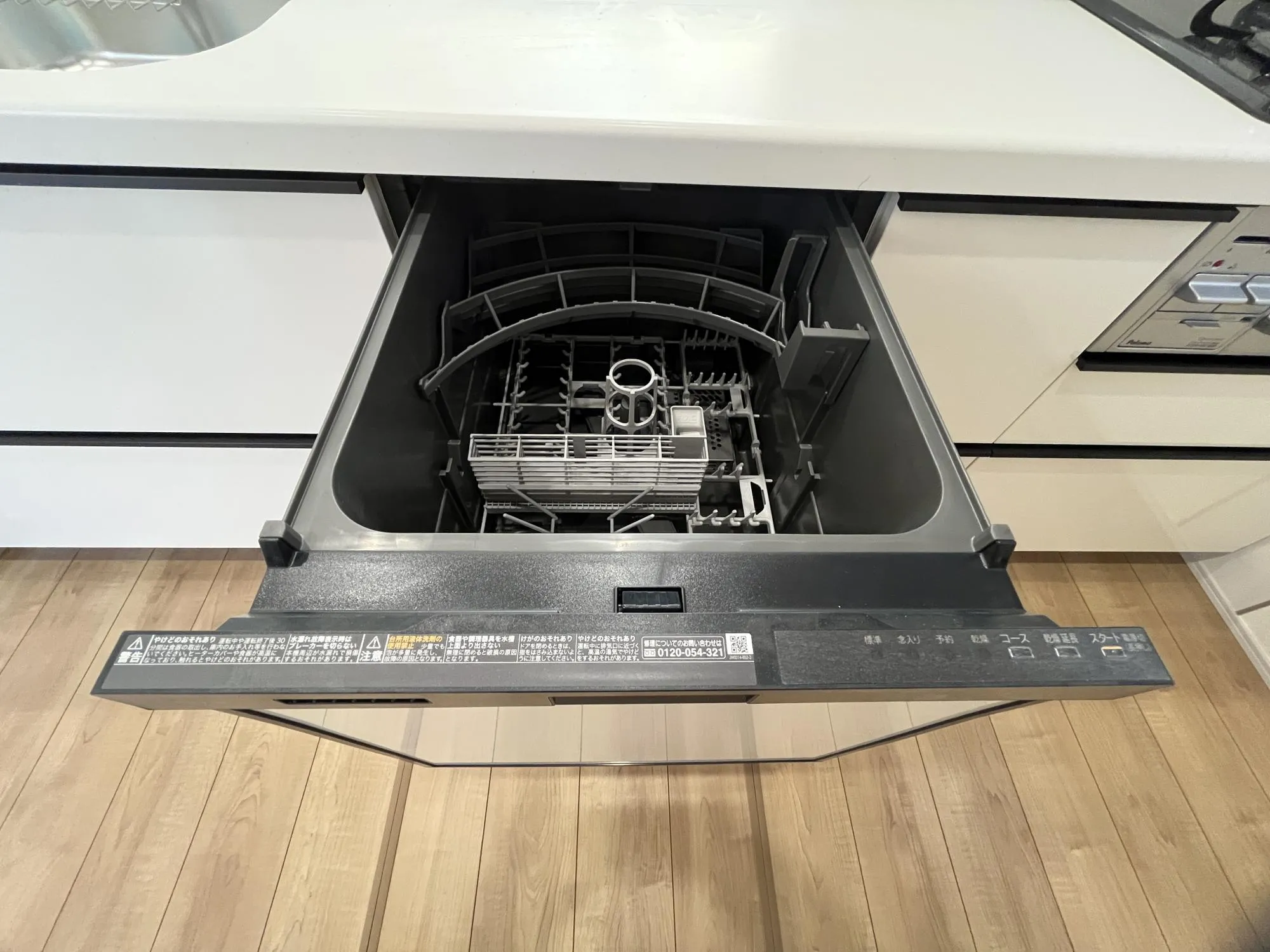 1号棟2号棟同型。食器洗い乾燥機 あると便利♪