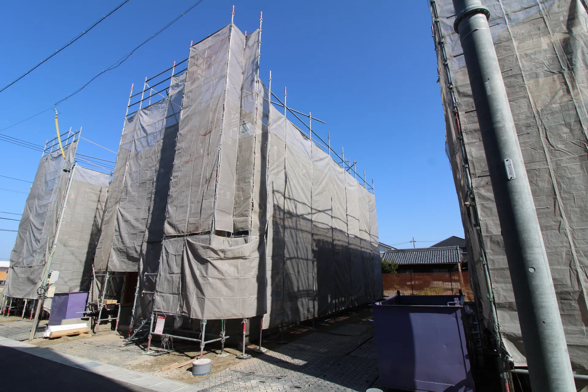 1月18日撮影　南西から撮影(2号棟)