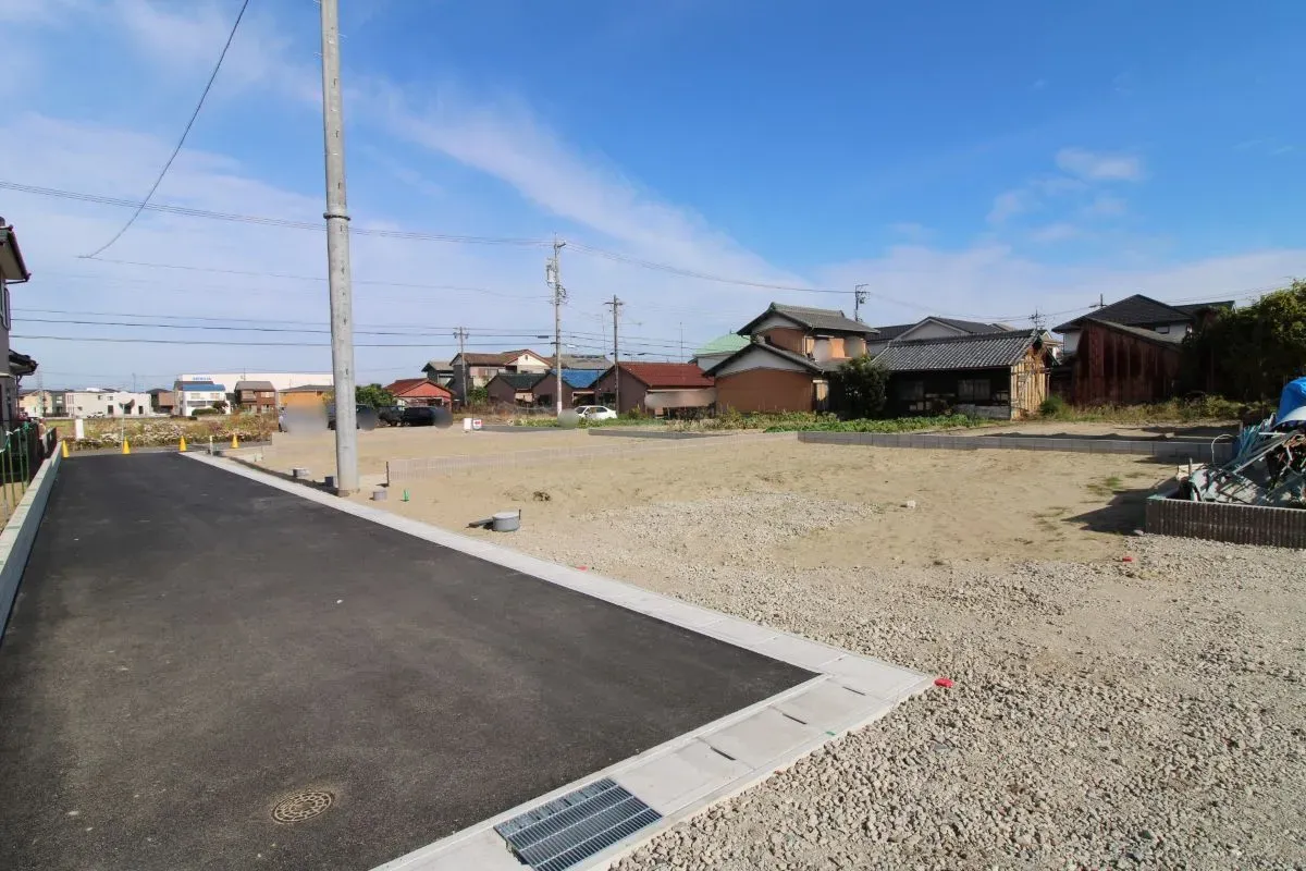 11月24日撮影　更地(4号棟から1.2.3.号棟を撮影)