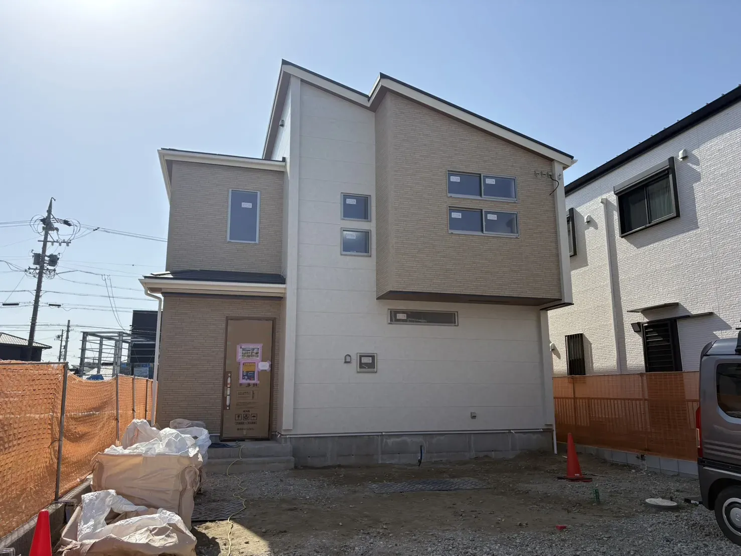 3月1日　東北から撮影(1号棟)