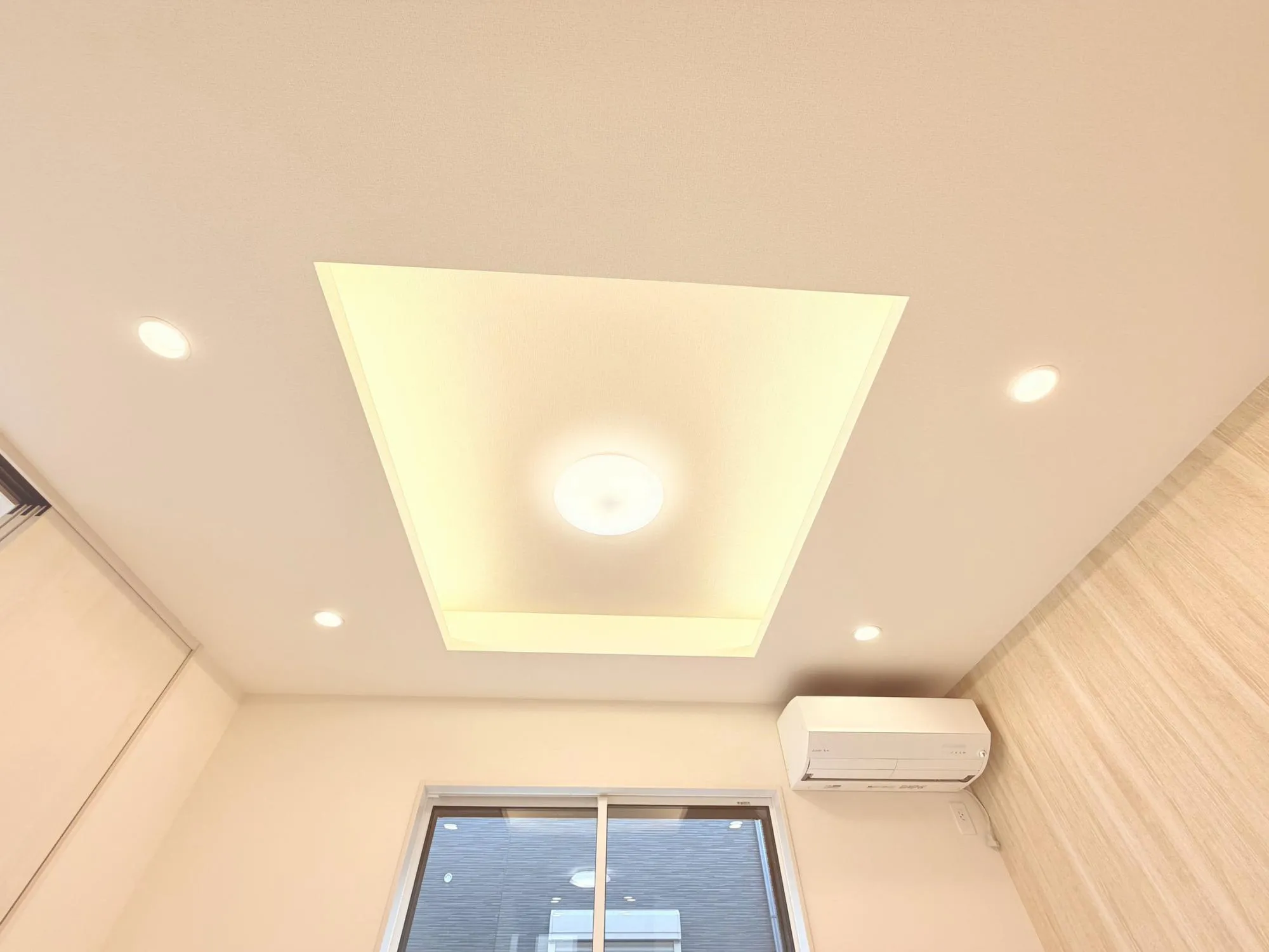 ダイニング折上天井