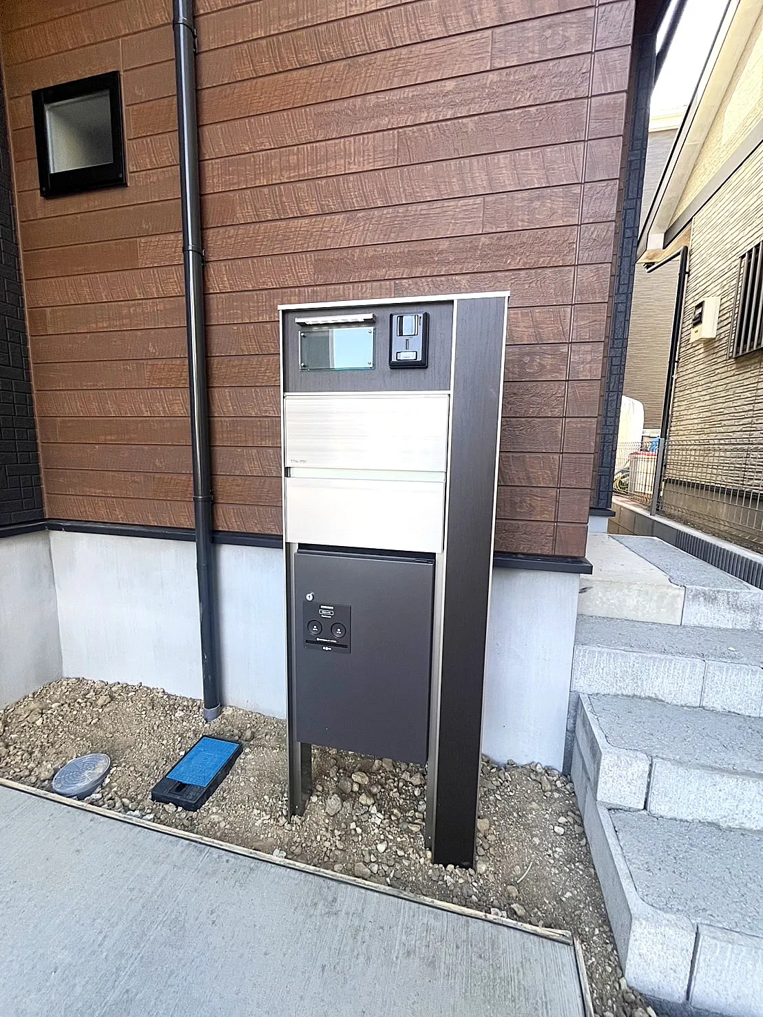 【ポスト付きインターホン】